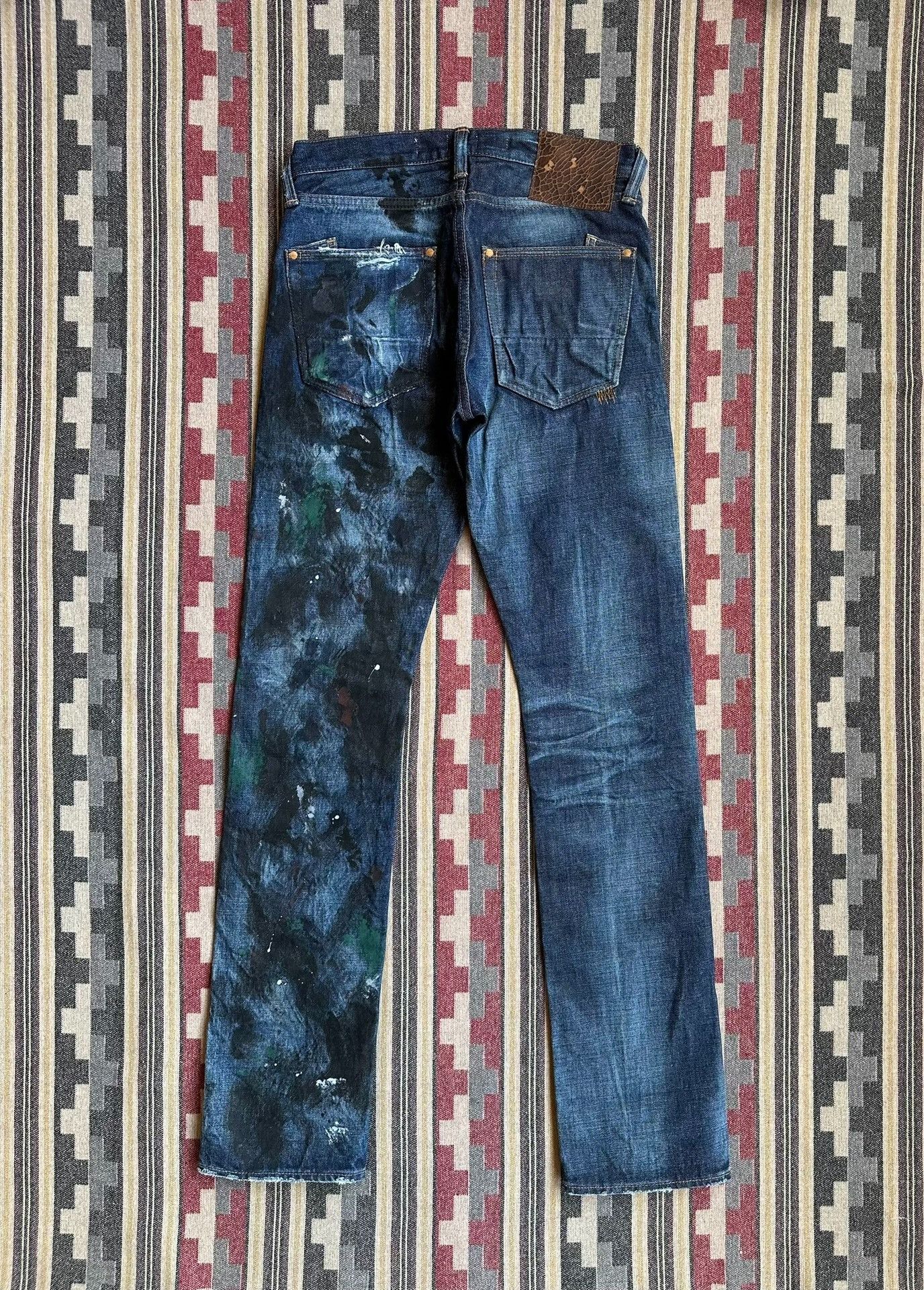 Prps prps noir water-washed graffiti distressed jeans Size US 28 / EU 44 - 2 Thumbnail
