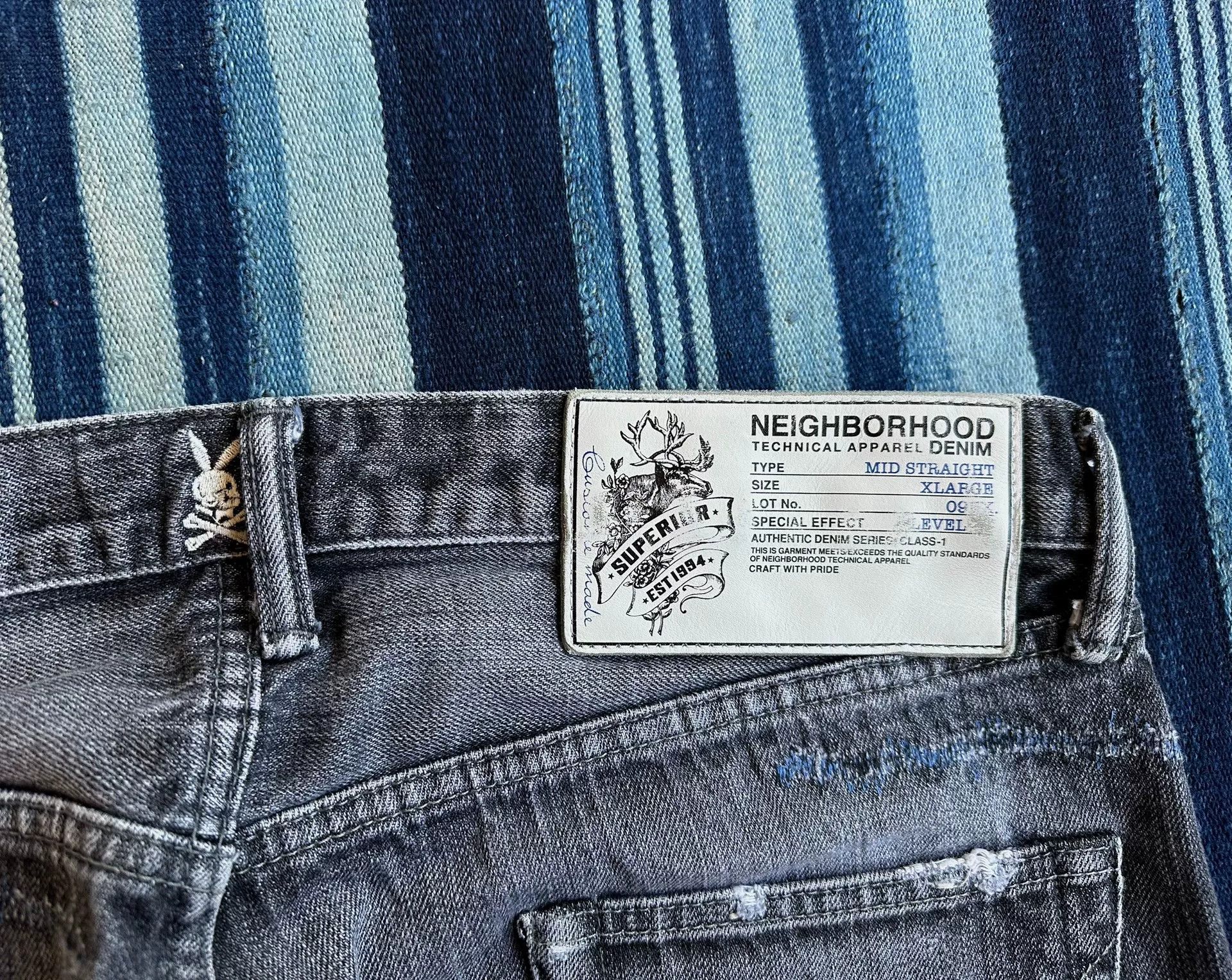 Neighborhood neighborhood anchor savage blue denim pants Size US 31 - 5 Thumbnail