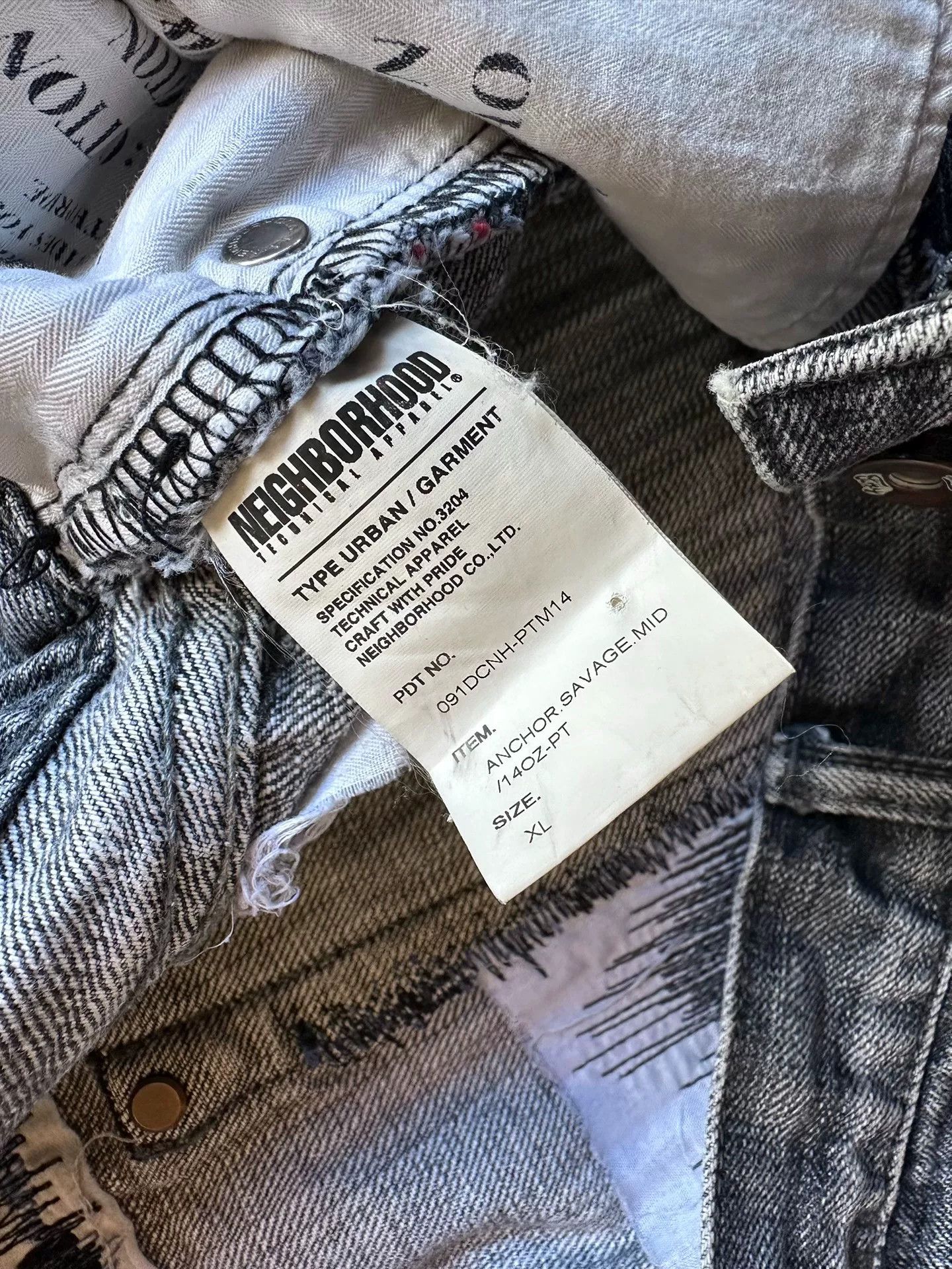 Neighborhood neighborhood anchor savage blue denim pants Size US 31 - 8 Thumbnail