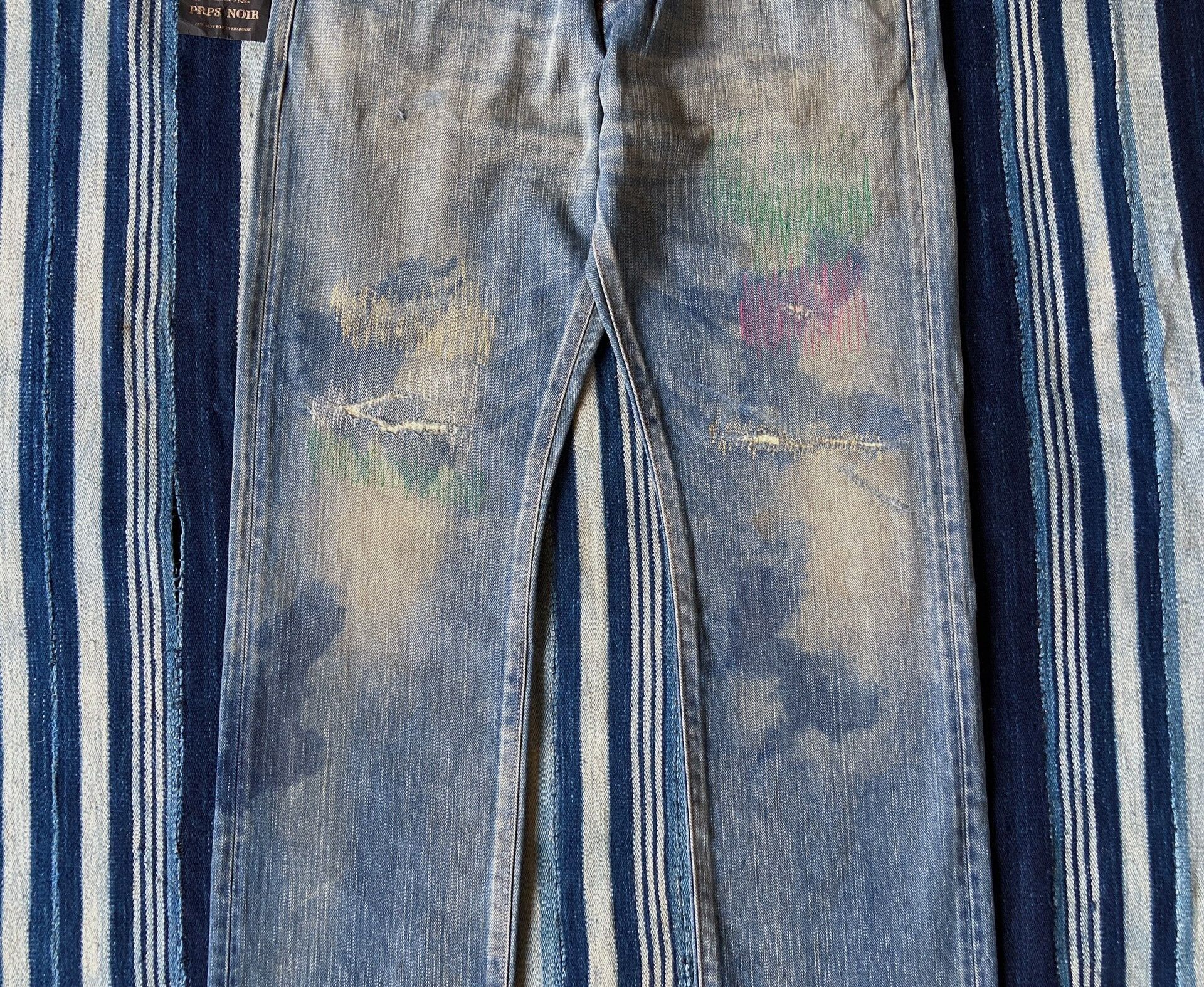 Prps prps noir heavy washed denim pants Size US 31 - 6 Thumbnail