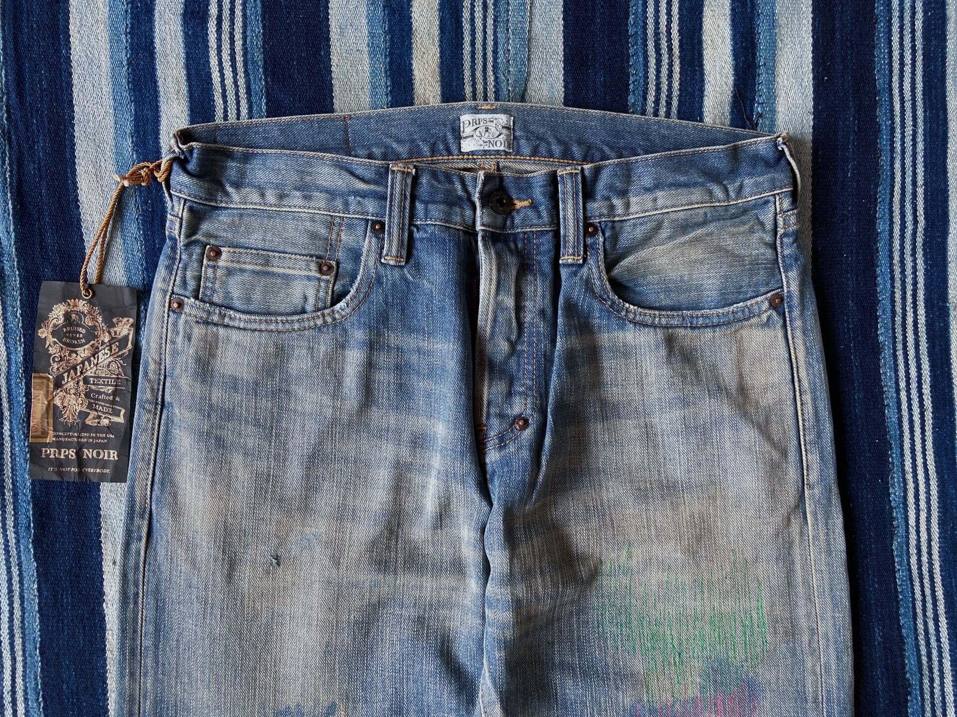 Prps prps noir heavy washed denim pants Size US 31 - 5 Thumbnail