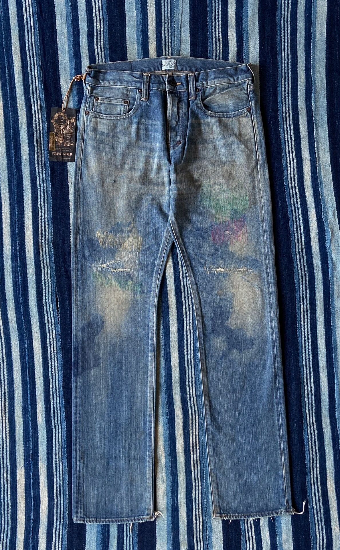 Prps prps noir heavy washed denim pants Size US 31 - 2 Thumbnail