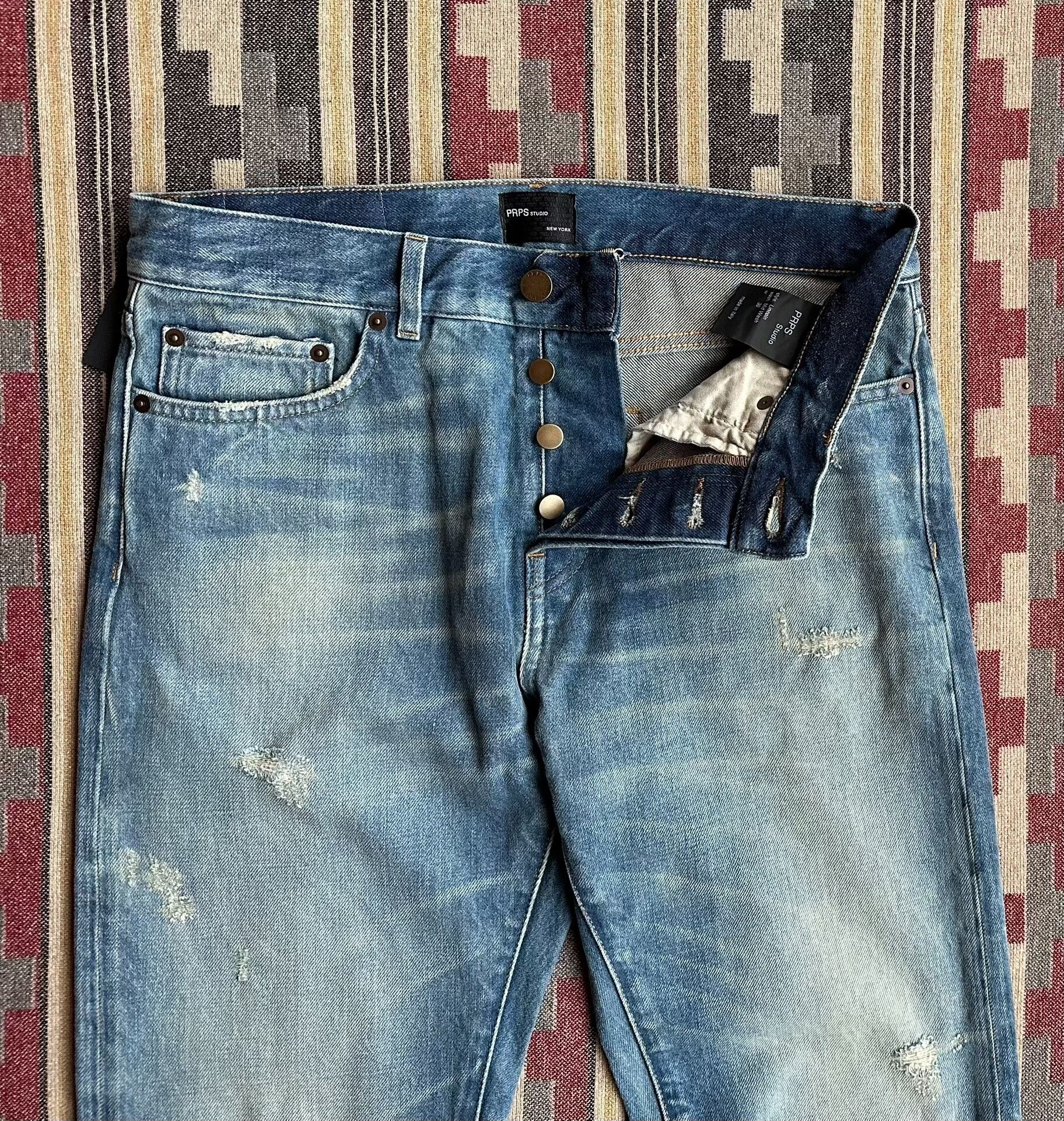 Prps Prps Lincoln Mid Wash Jeans for Men Size US 32 / EU 48 - 5 Thumbnail