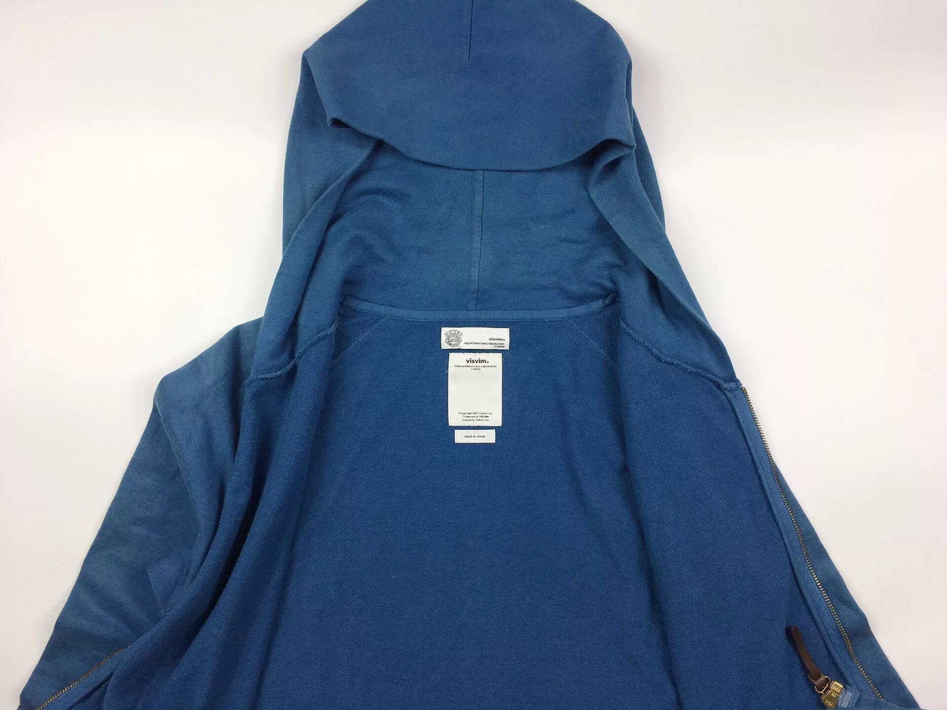 Visvim visvim indigo dyed zip-up hoodie Size US M / EU 48-50 / 2 - 5 Thumbnail