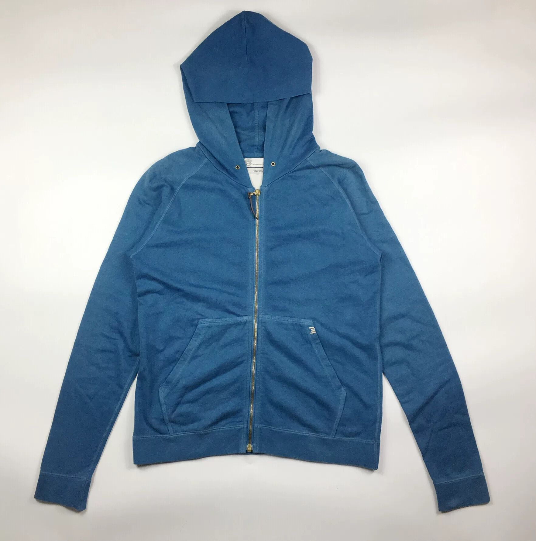 Visvim visvim indigo dyed zip-up hoodie Size US M / EU 48-50 / 2 - 2 Thumbnail