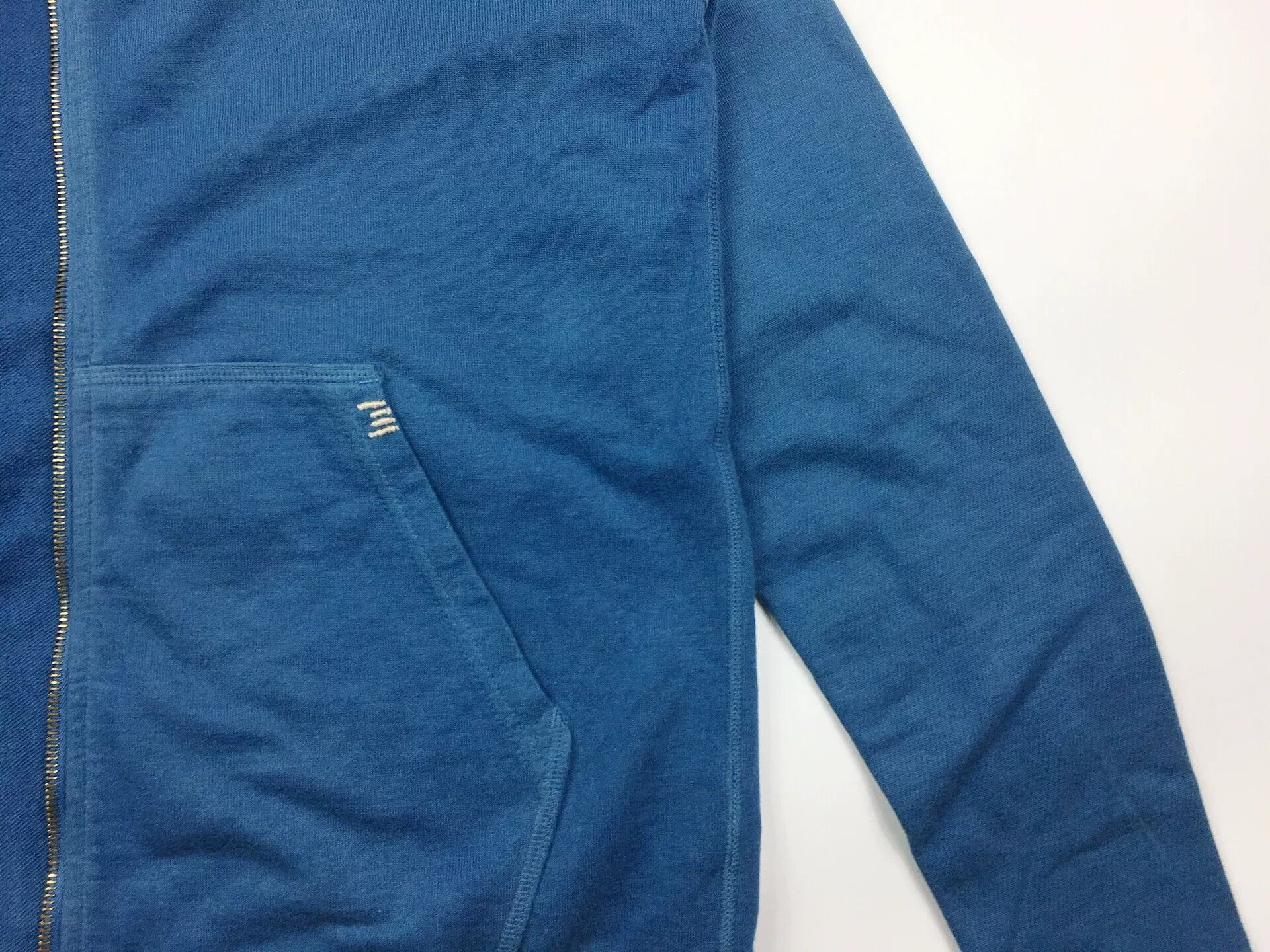 Visvim visvim indigo dyed zip-up hoodie Size US M / EU 48-50 / 2 - 9 Thumbnail
