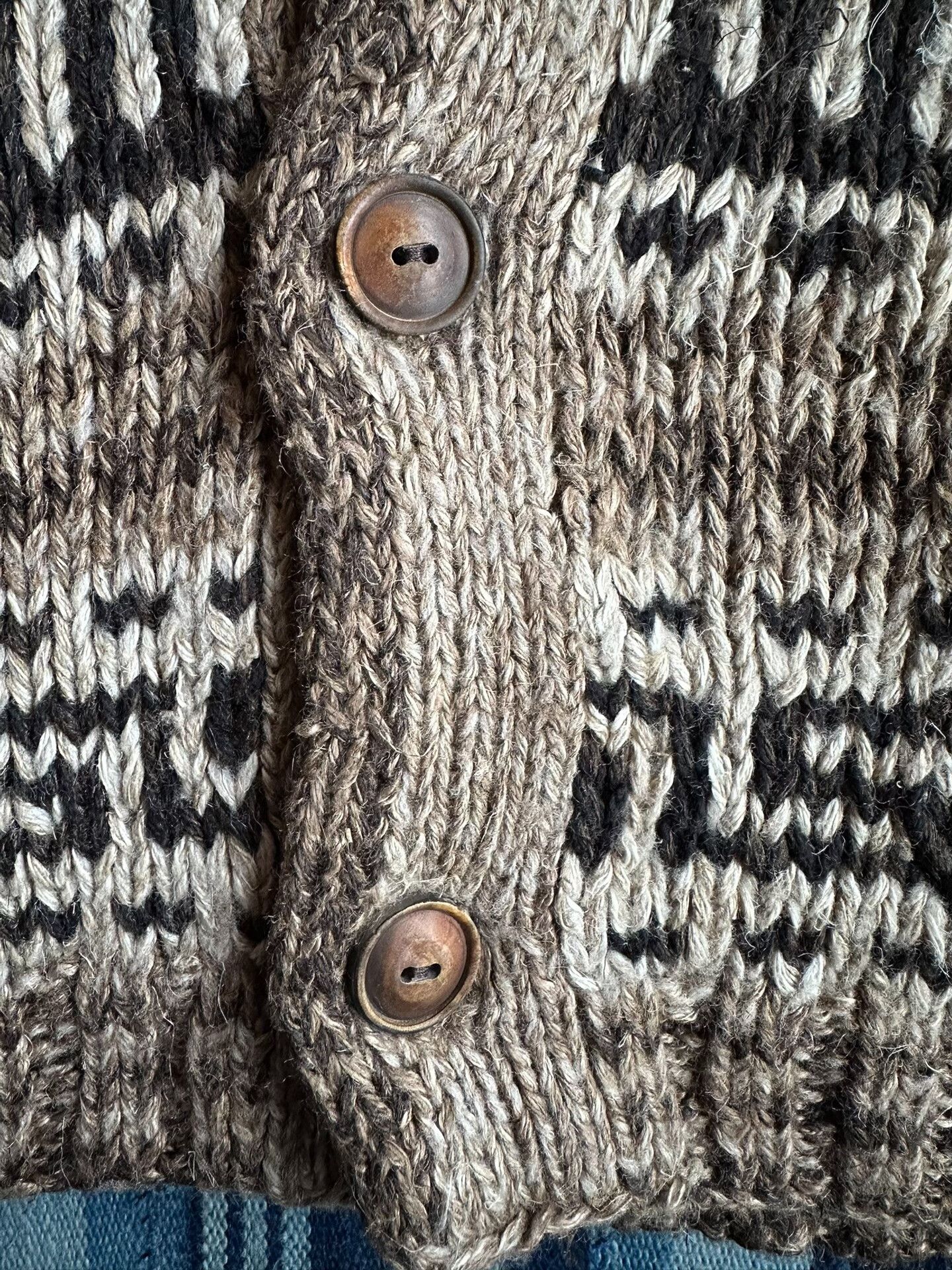 RRL Ralph Lauren RRL Hand-Knit Linen-Blend Cardigan Size US L / EU 52-54 / 3 - 5 Thumbnail