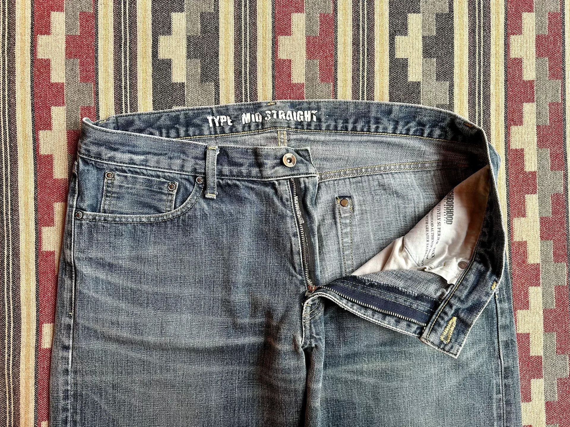 Neighborhood neighborhood washed mid denim pants size XL Size US 31 - 5 Thumbnail