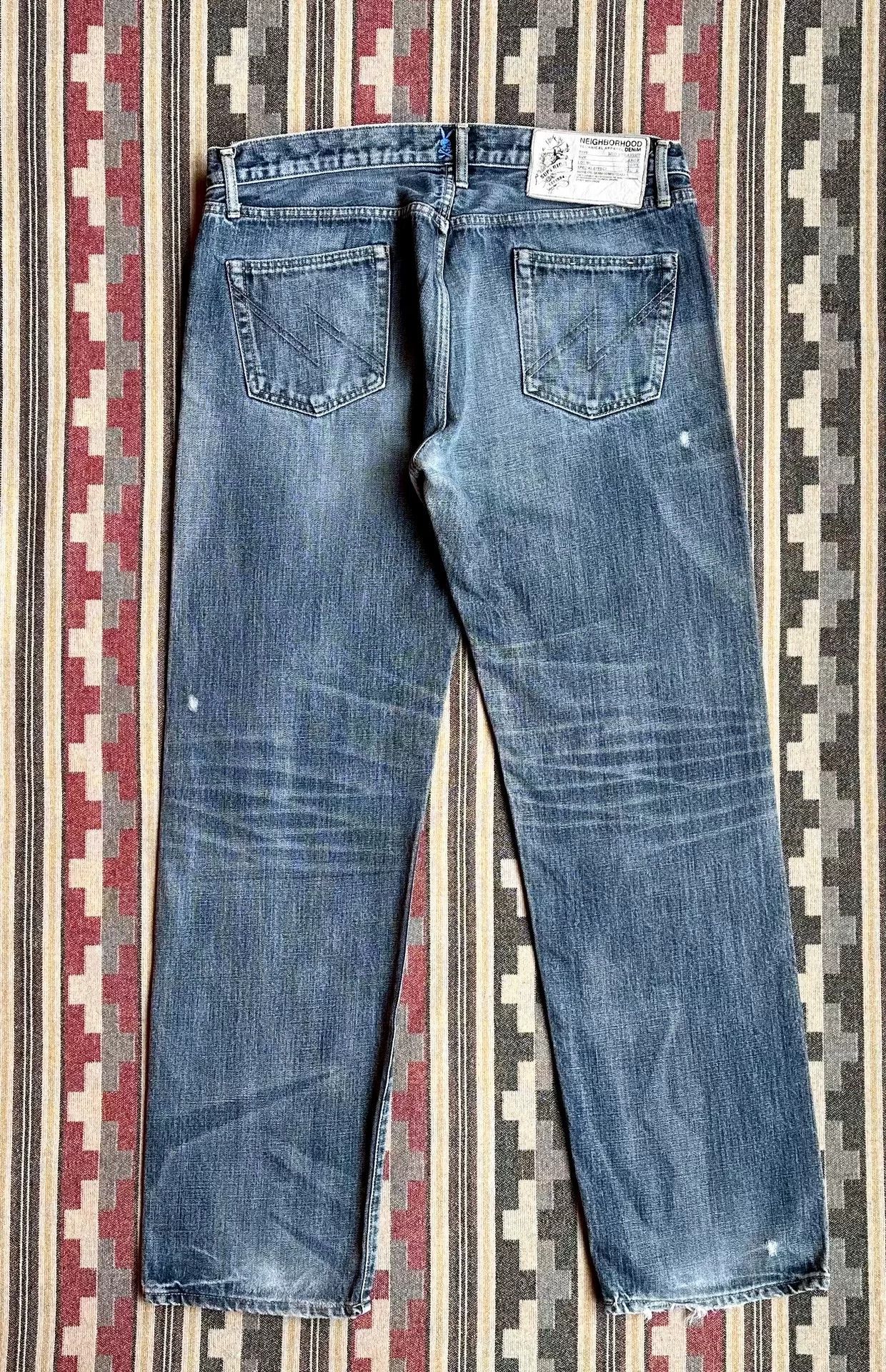 Neighborhood neighborhood washed mid denim pants size XL Size US 31 - 2 Thumbnail