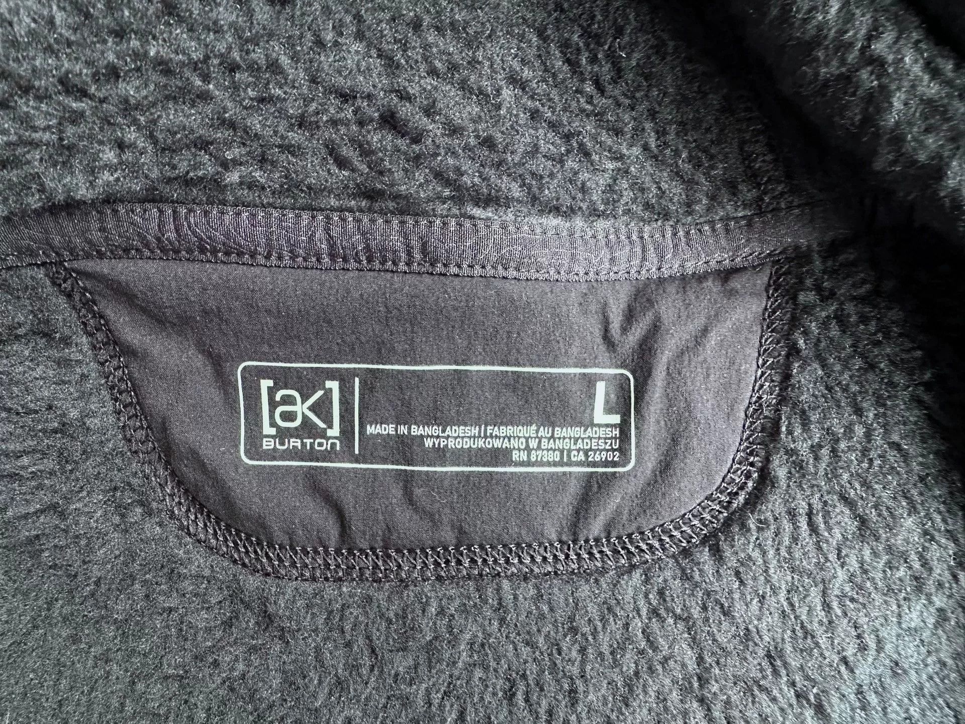 Burton Burton AK Turbine Fleece Hooded Jacket Size L / US 10 / IT 46 - 6 Thumbnail