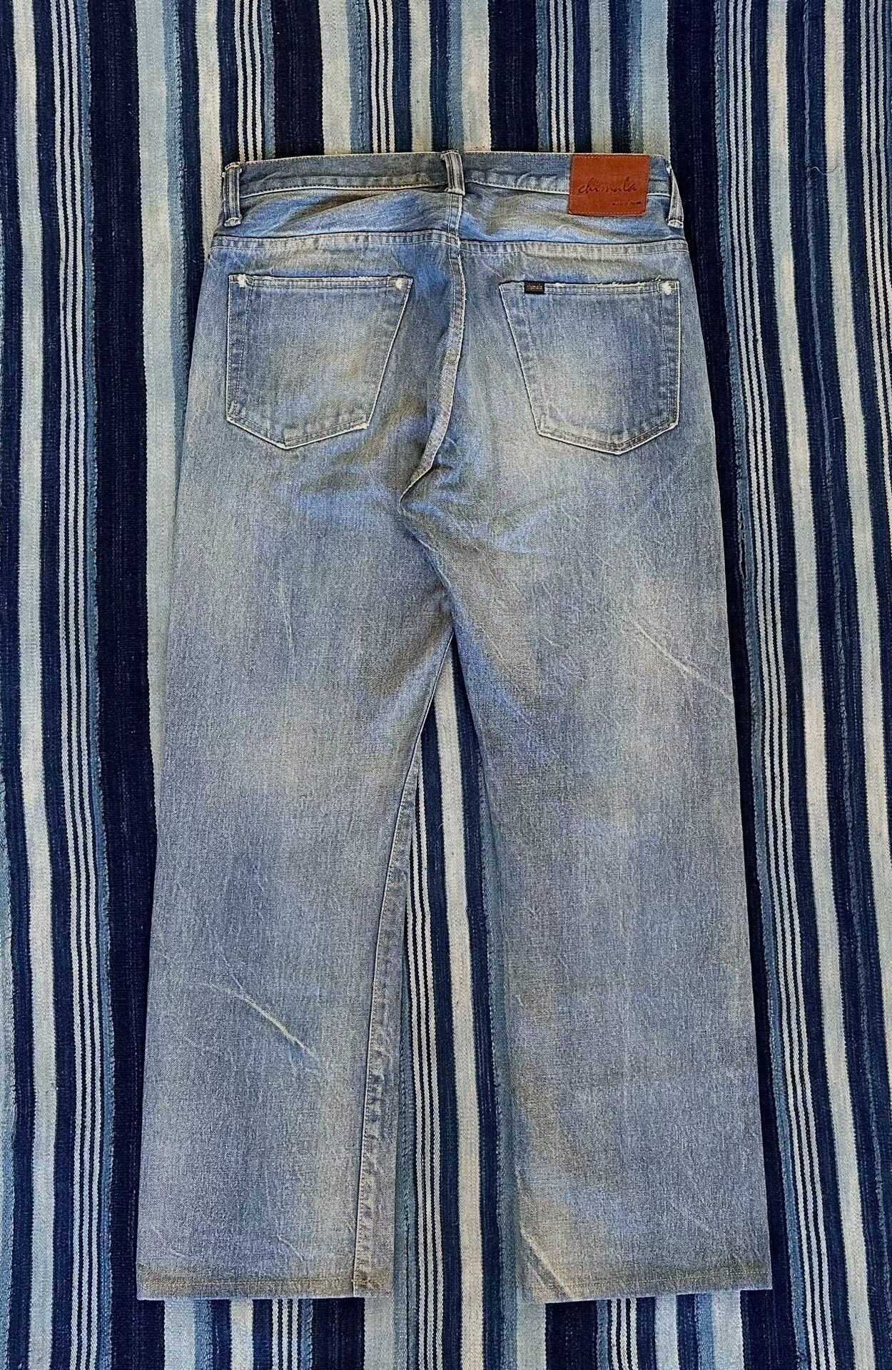 Chimala chimala straight-leg denim pants in light wash Size US 31 - 2 Thumbnail