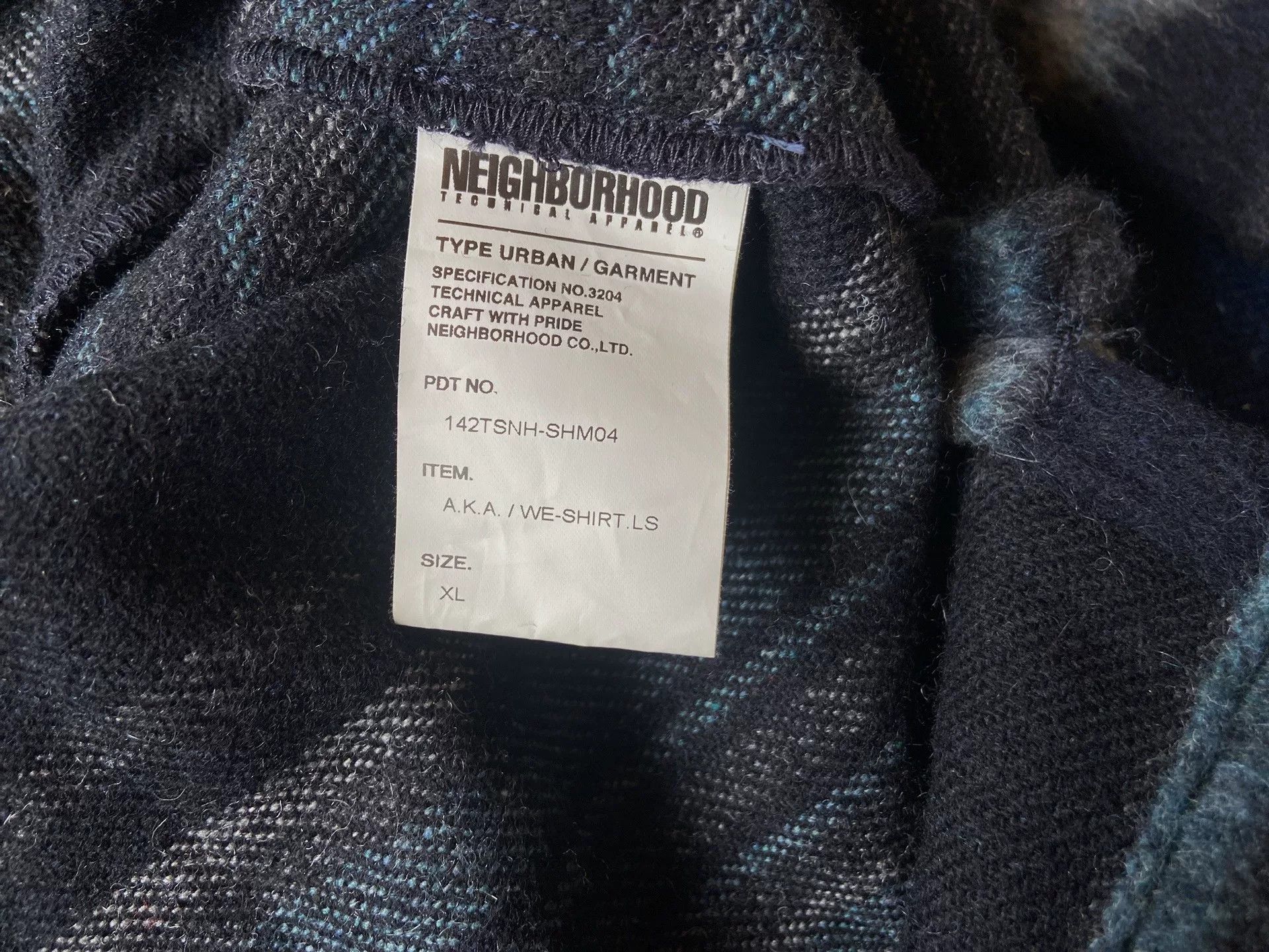 Neighborhood neighborhood embroidered wool hoodie sweatshirt Size US XL / EU 56 / 4 - 7 Thumbnail