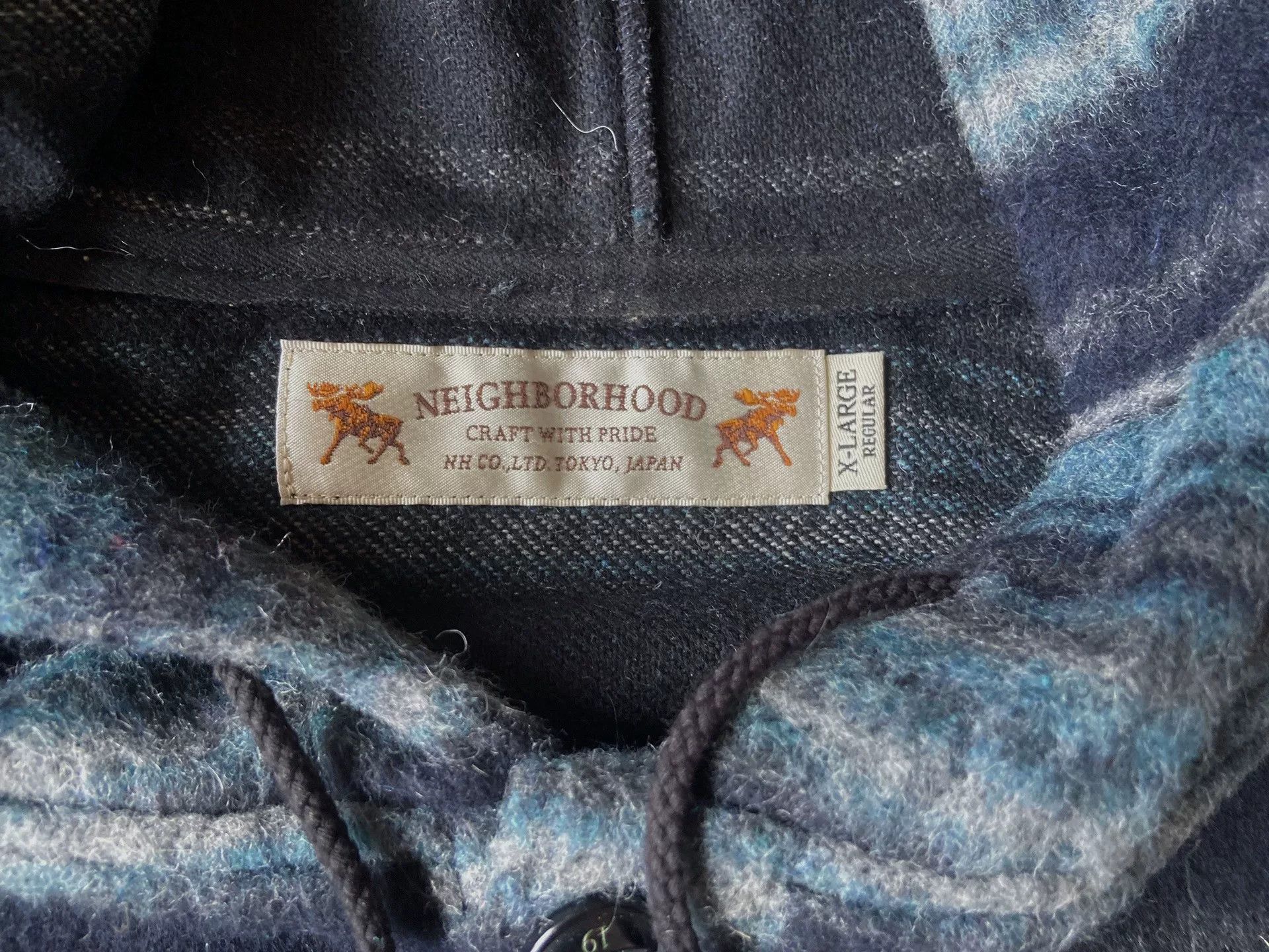Neighborhood neighborhood embroidered wool hoodie sweatshirt Size US XL / EU 56 / 4 - 6 Thumbnail