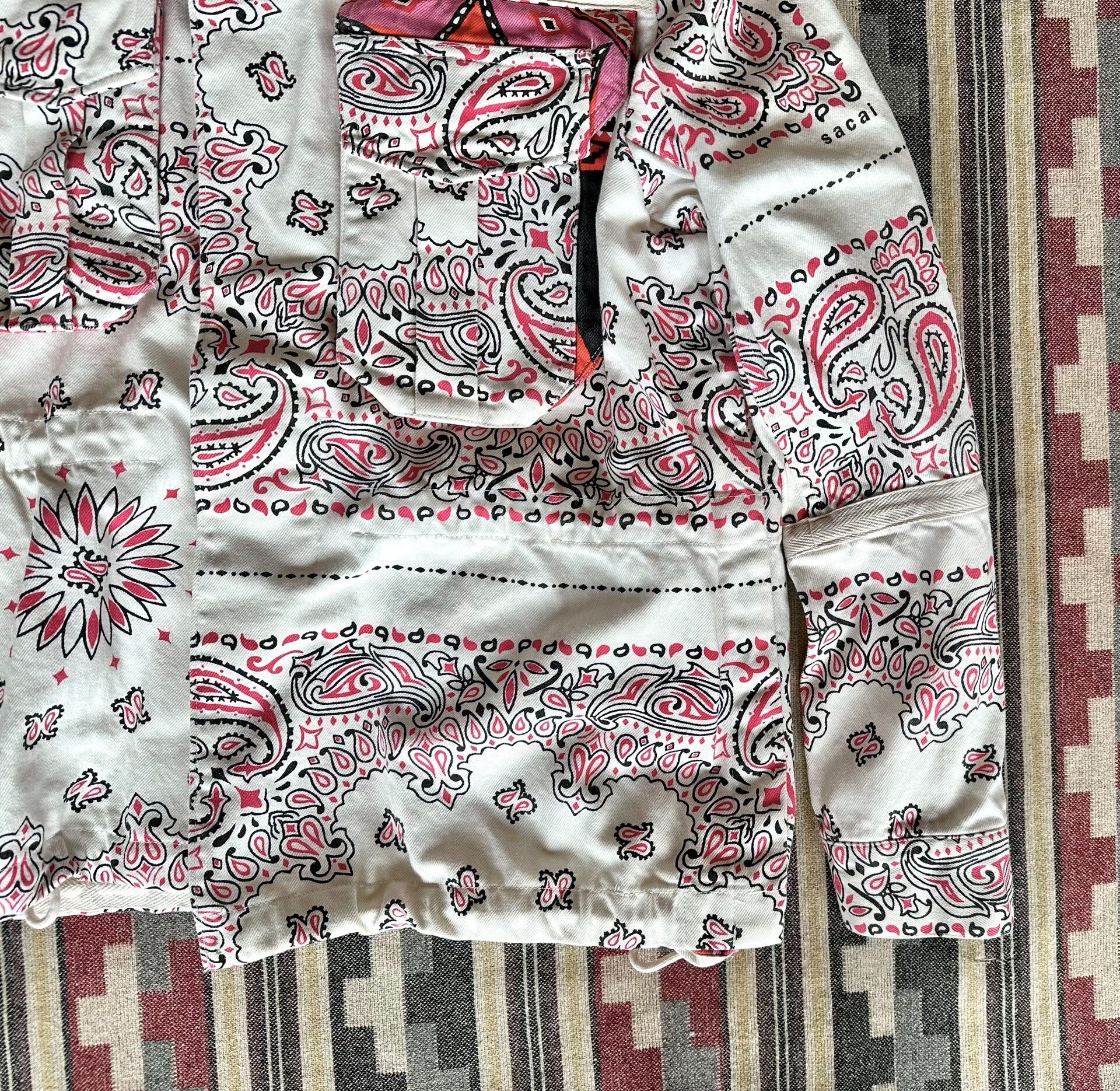 Sacai Sacai Bandana Print Blouson Jacket Size US L / EU 52-54 / 3 - 4 Thumbnail