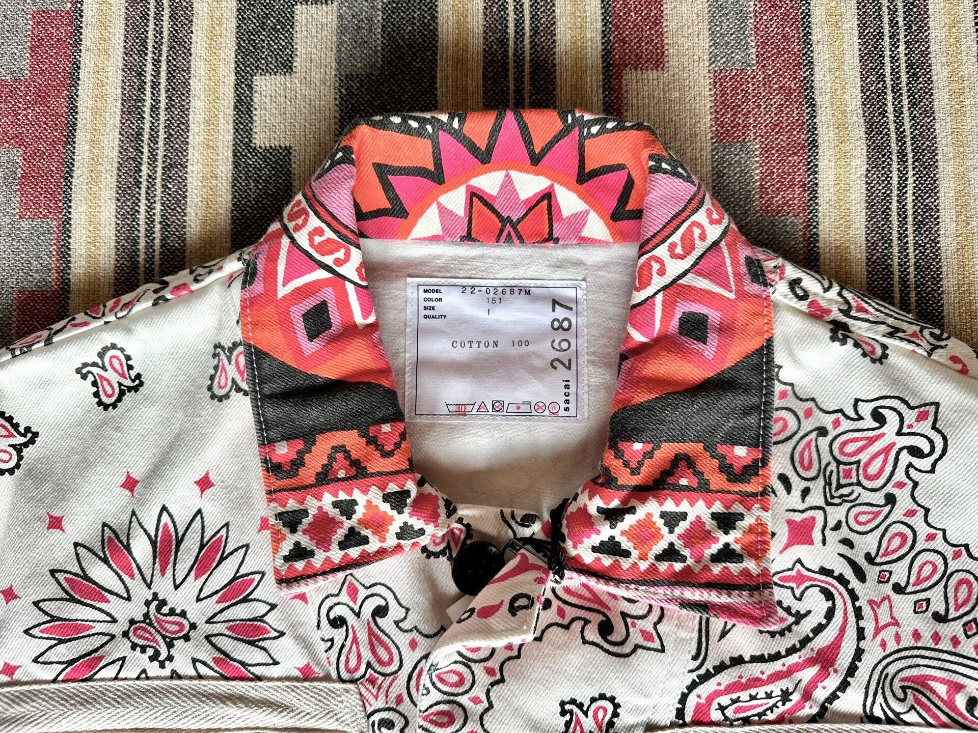 Sacai Sacai Bandana Print Blouson Jacket Size US L / EU 52-54 / 3 - 3 Thumbnail