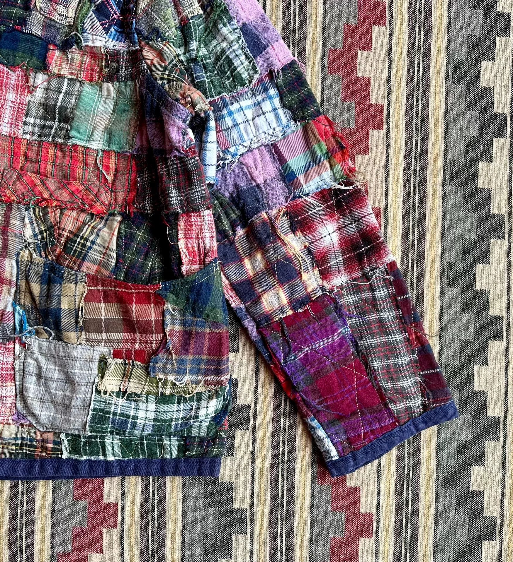 Dr. Collectors quilted patchwork flannel reversible jacket Size US XS / EU 42 / 0 - 5 Thumbnail