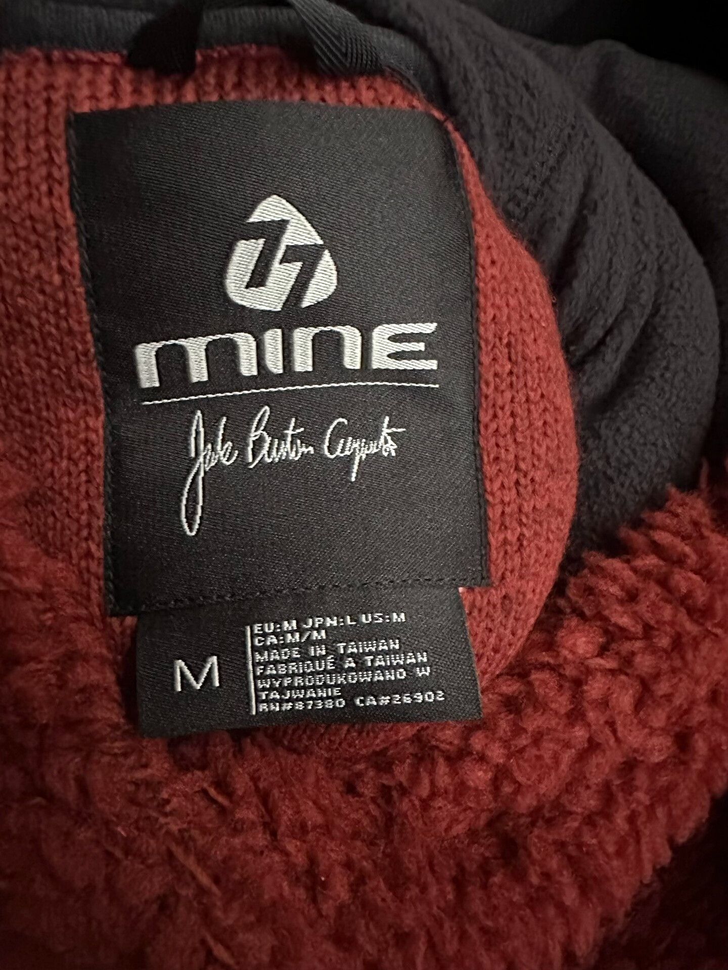 Burton burton mine77 italian sherpa hoodie Size US M / EU 48-50 / 2 - 7 Thumbnail