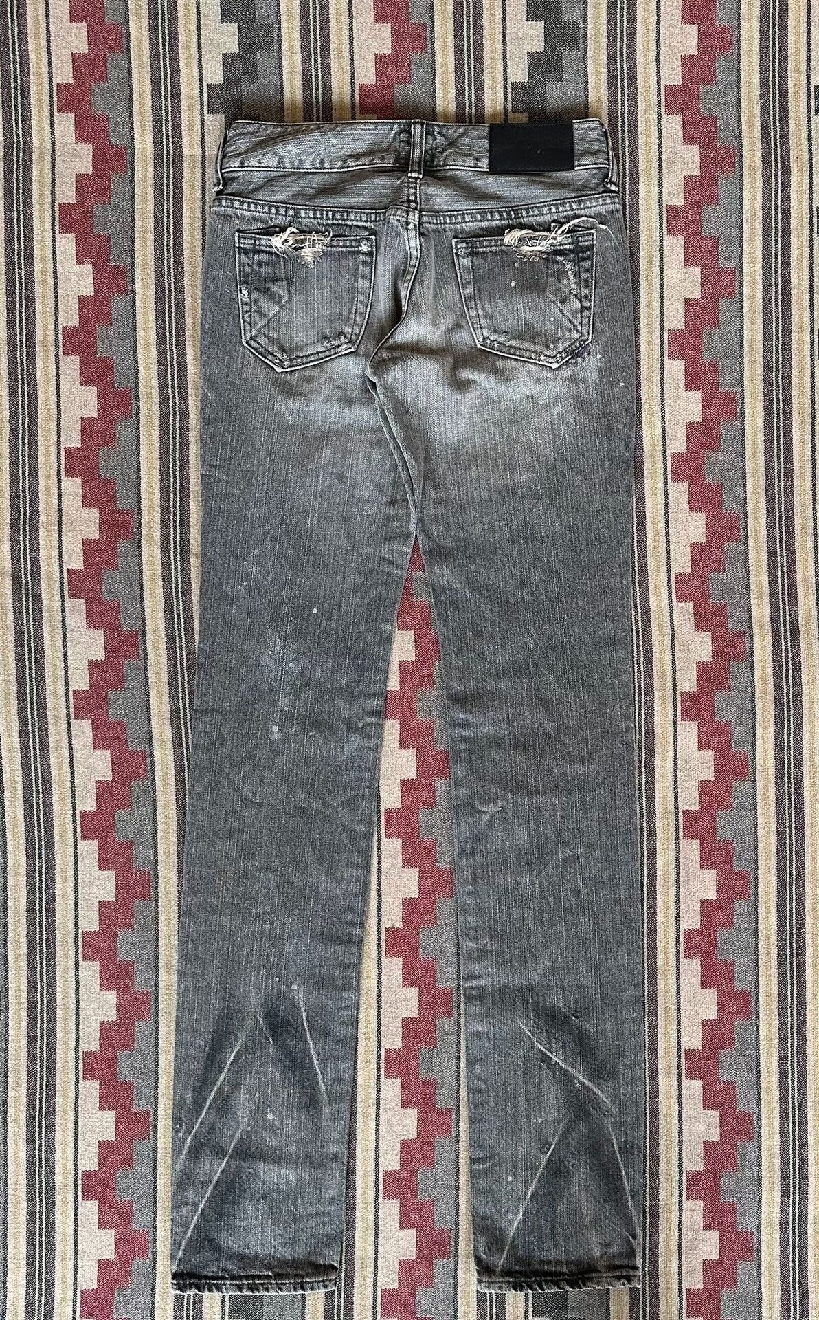 Purple Brand Vintage Distressed Wash Ripped Denim Pants Size 24" / US 00 / IT 34 - 2 Thumbnail