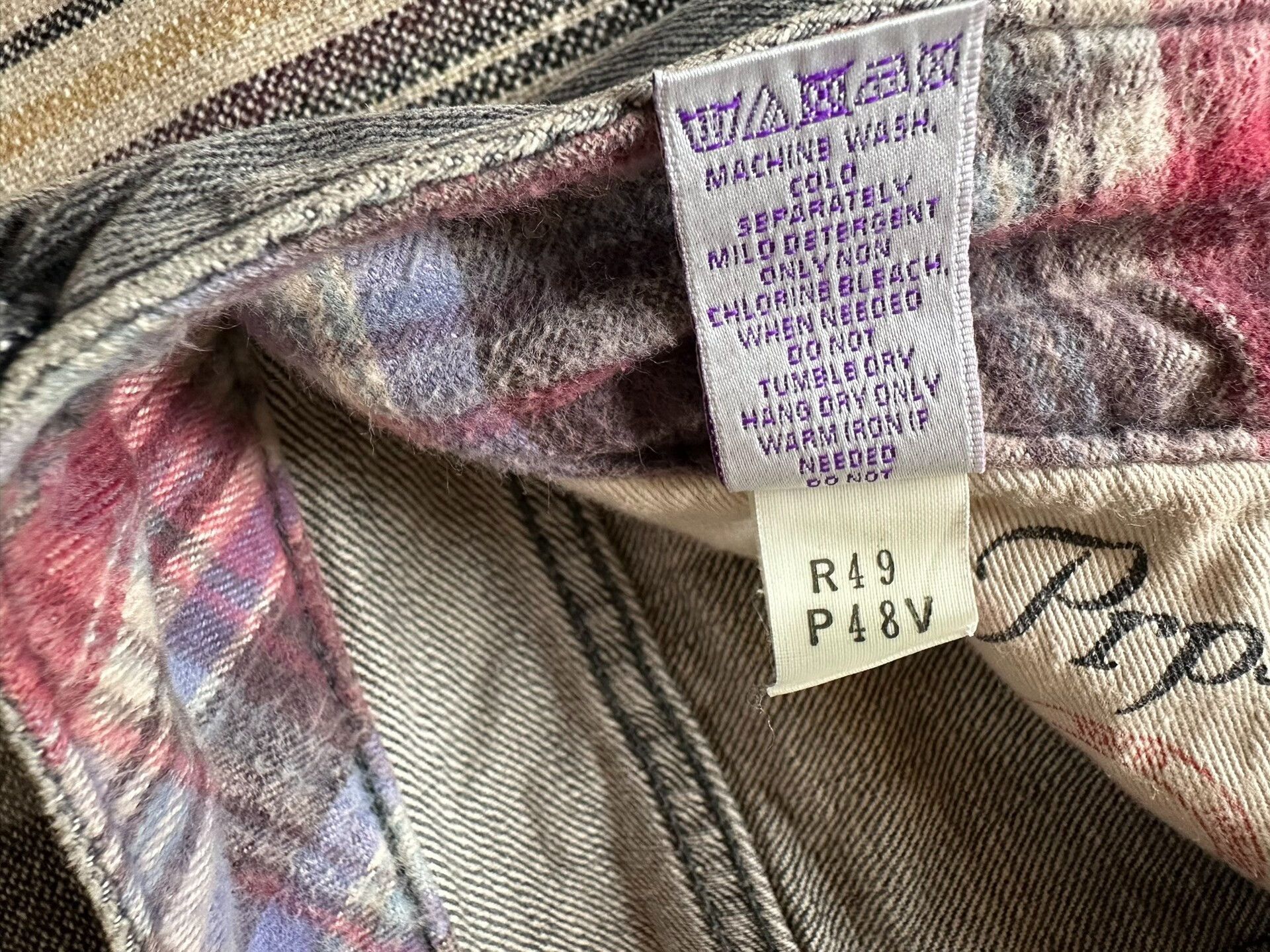 Purple Brand Vintage Distressed Wash Ripped Denim Pants Size 24" / US 00 / IT 34 - 5 Thumbnail