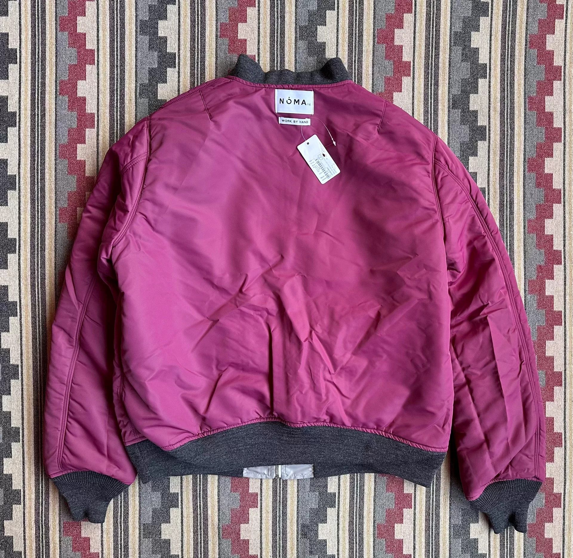 NOMA t.d hand embroidery flight jacket reversible design Size US L / EU 52-54 / 3 - 8 Thumbnail