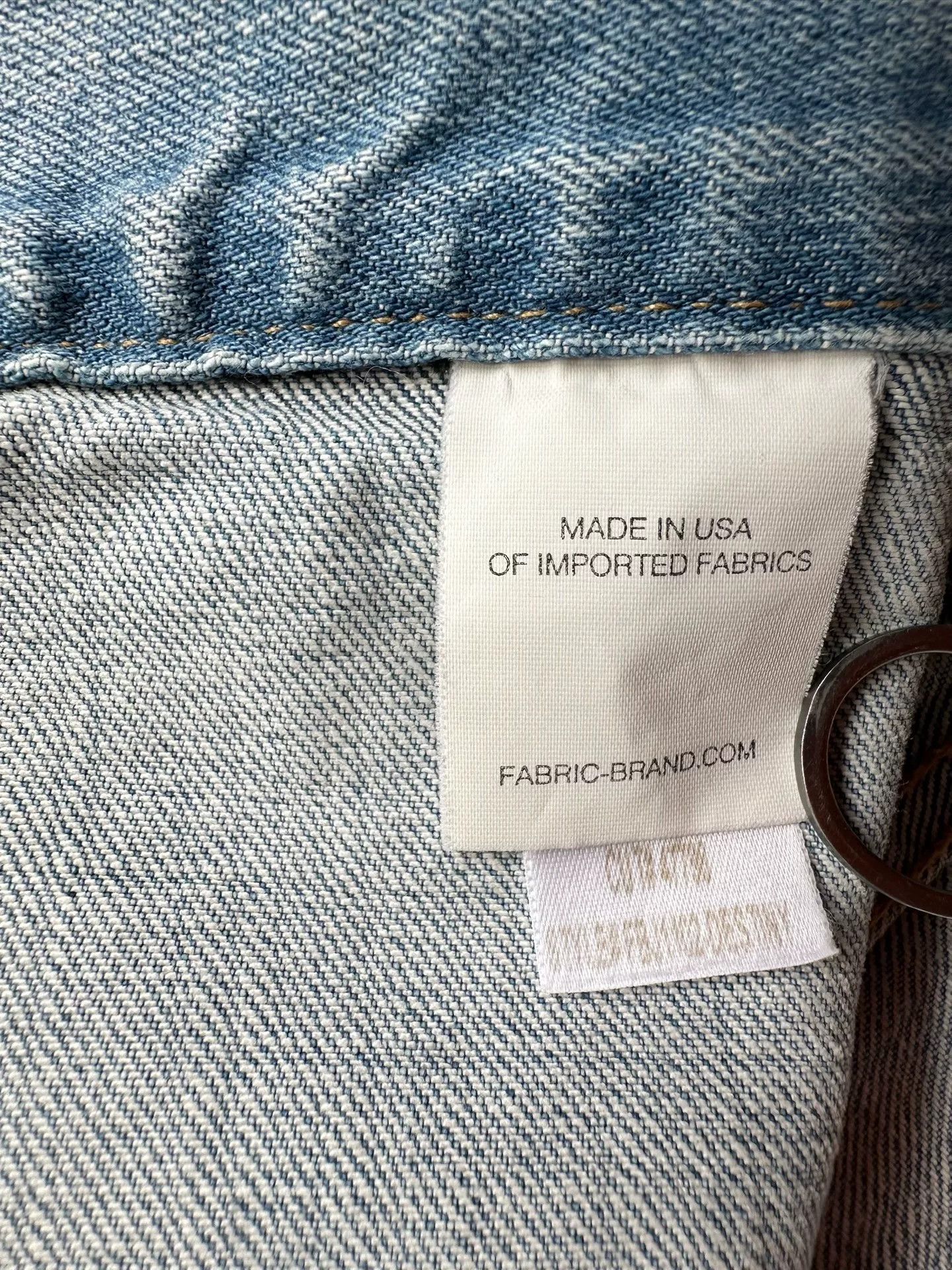 Fabric Brand & Co. denim jacket with distressed details Size US S / EU 44-46 / 1 - 5 Thumbnail