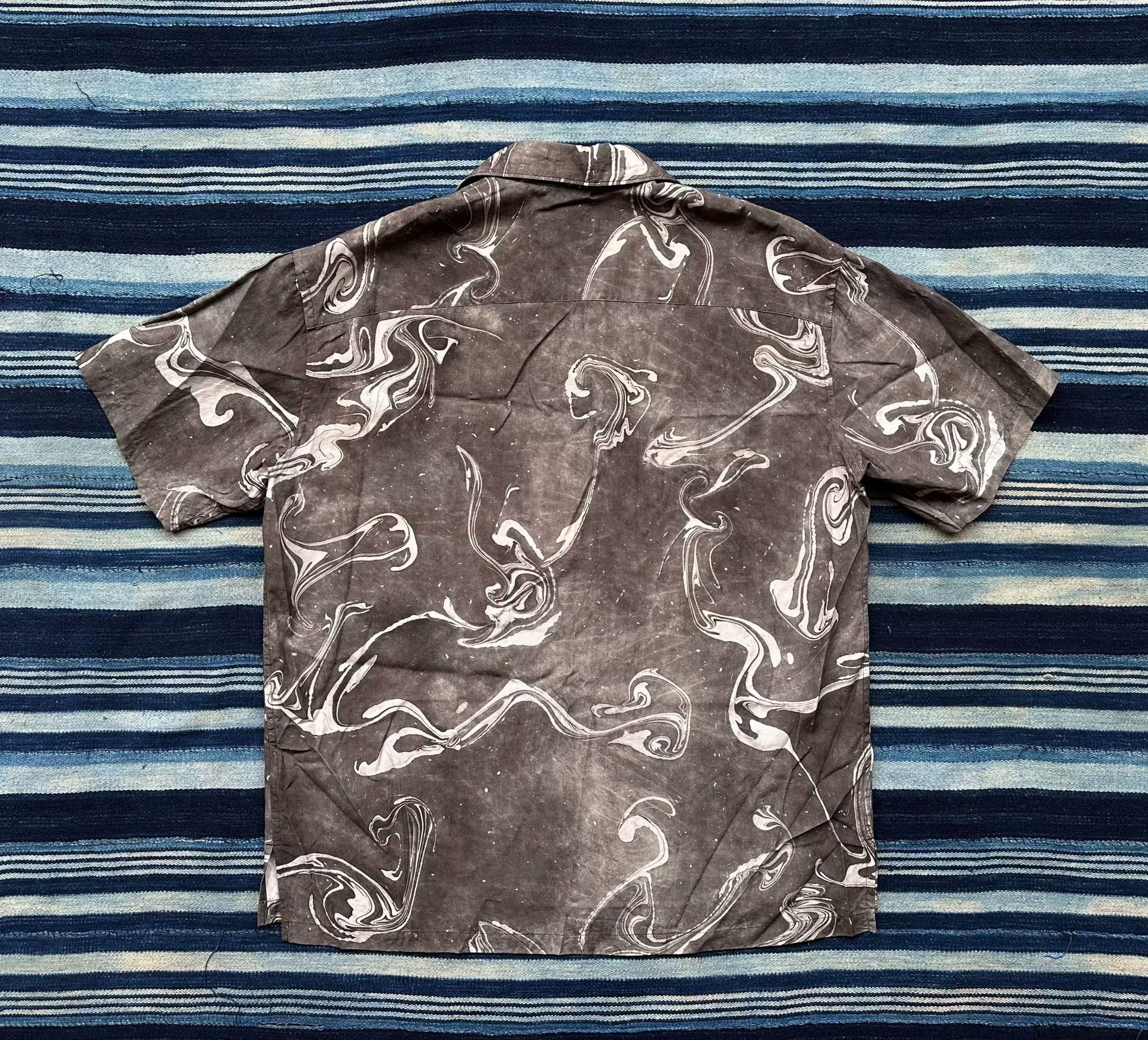 KUON kuon suminagashi camp collar shirt Size US S / EU 44-46 / 1 - 2 Thumbnail
