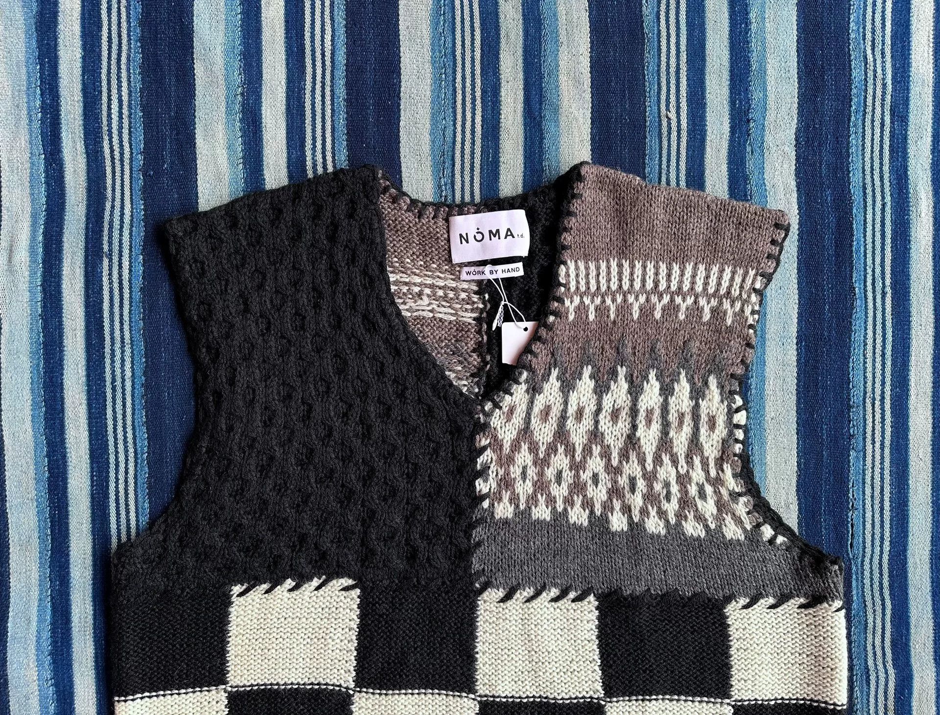 NOMA t.d patchwork hand-knit vest by noma t.d. Size US S / EU 44-46 / 1 - 3 Thumbnail