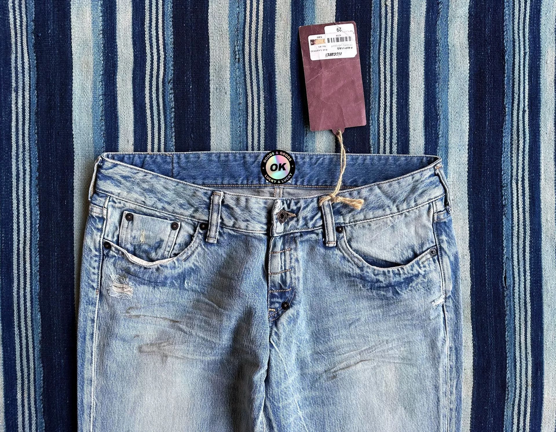 Prps new prps denim low waist flared pants Size 29" - 3 Thumbnail