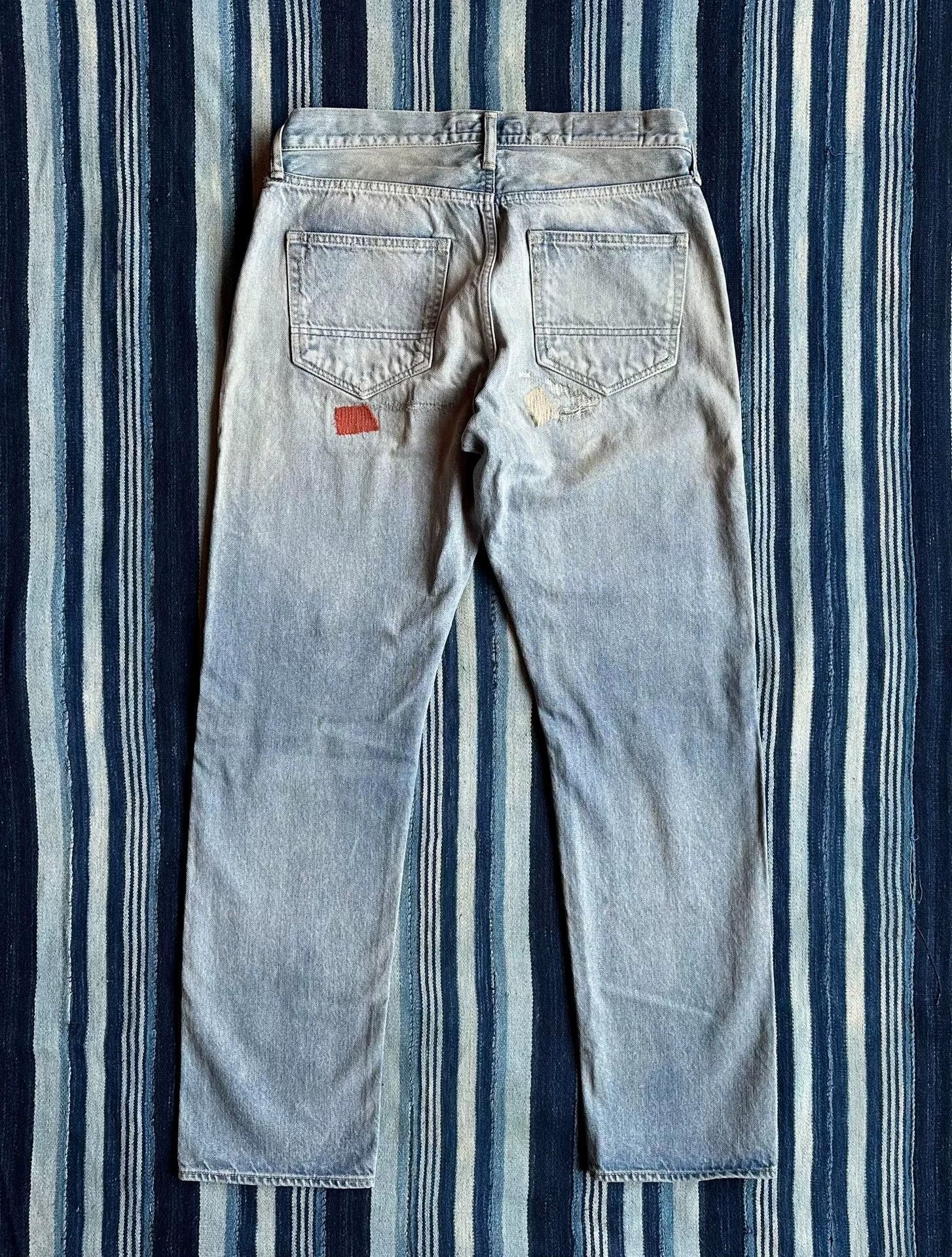 FDMTL fdmtl slim fit denim distressed patchwork jeans Size US 32 / EU 48 - 2 Thumbnail