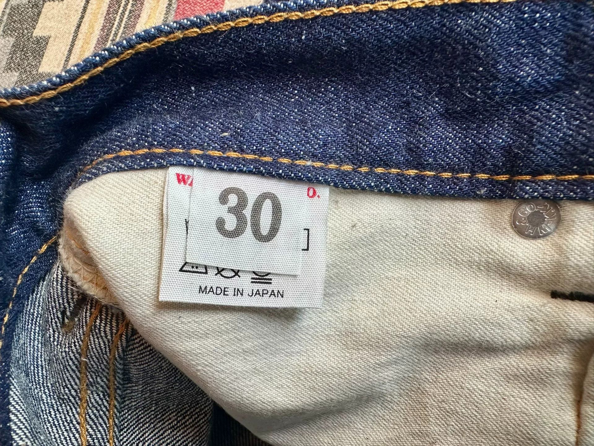 Warehouse & Co. warehouse 1105 raw denim straight jeans Size US 30 / EU 46 - 9 Thumbnail