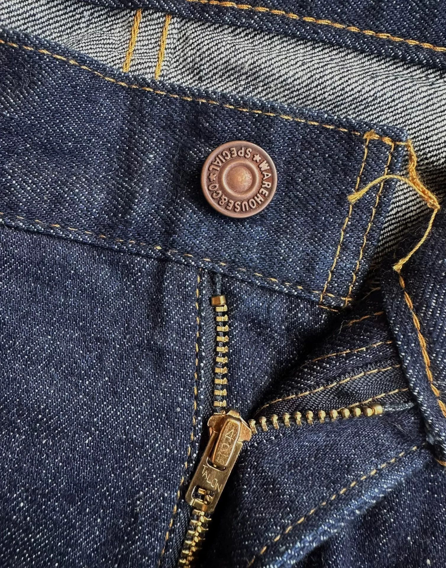 Warehouse & Co. warehouse 1105 raw denim straight jeans Size US 30 / EU 46 - 4 Thumbnail