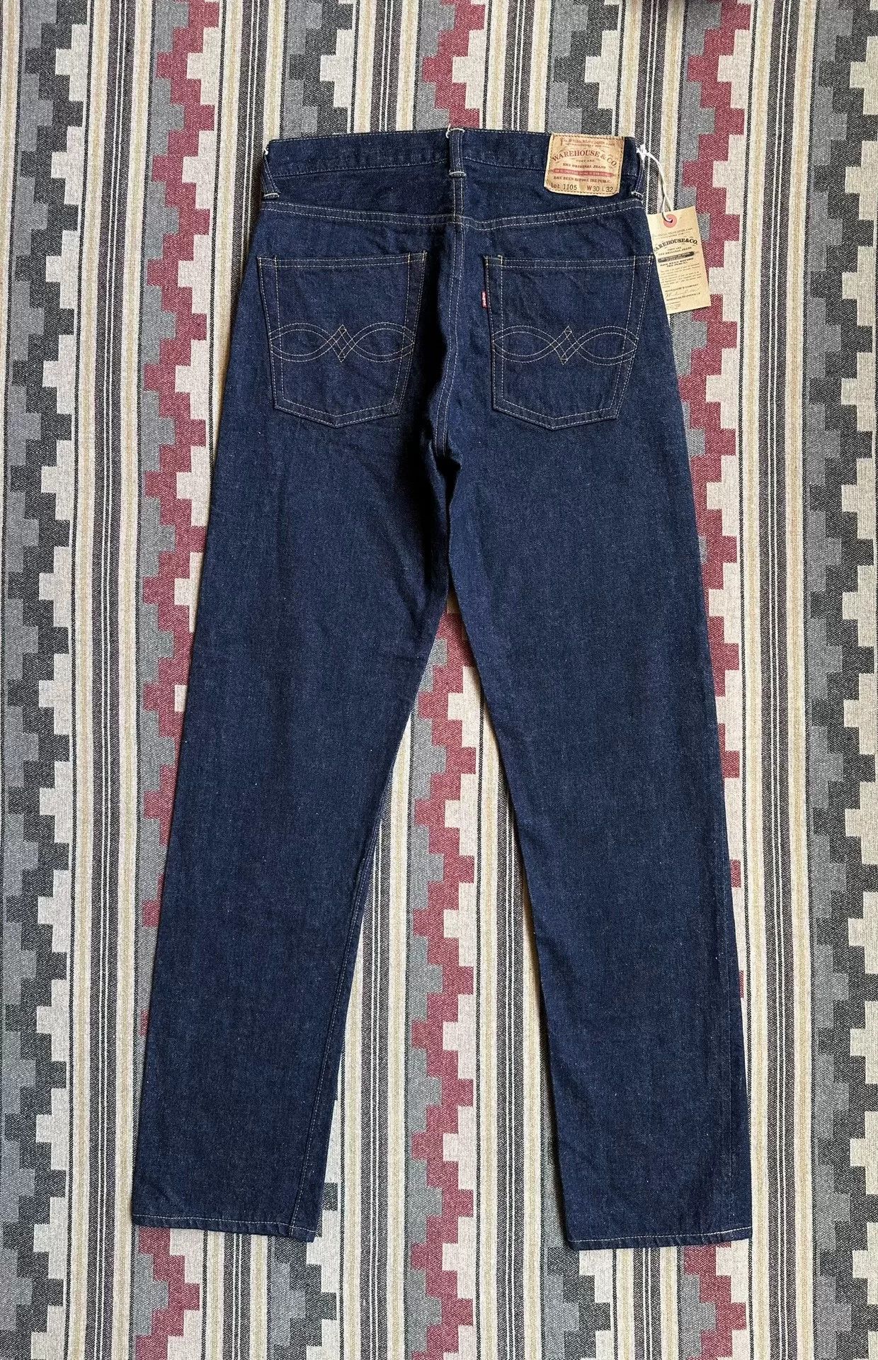 Warehouse & Co. warehouse 1105 raw denim straight jeans Size US 30 / EU 46 - 2 Thumbnail
