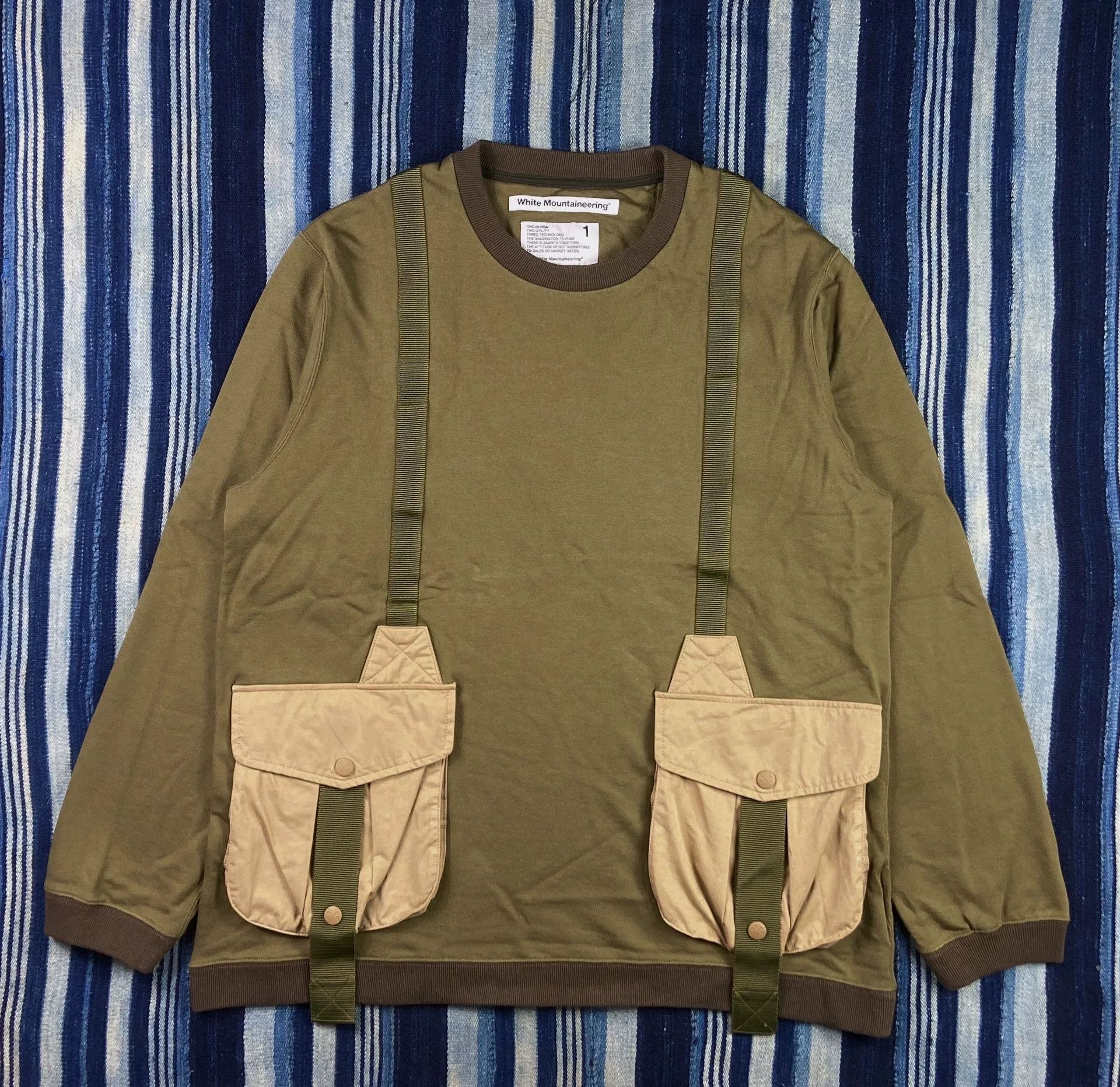 White Mountaineering white mountaineering hunting pocket sweatshirt Size US L / EU 52-54 / 3 - 4 Thumbnail