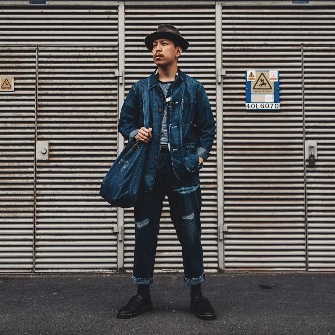 Beams Japan beams japan worn look denim pants Size US 27 - 7 Thumbnail