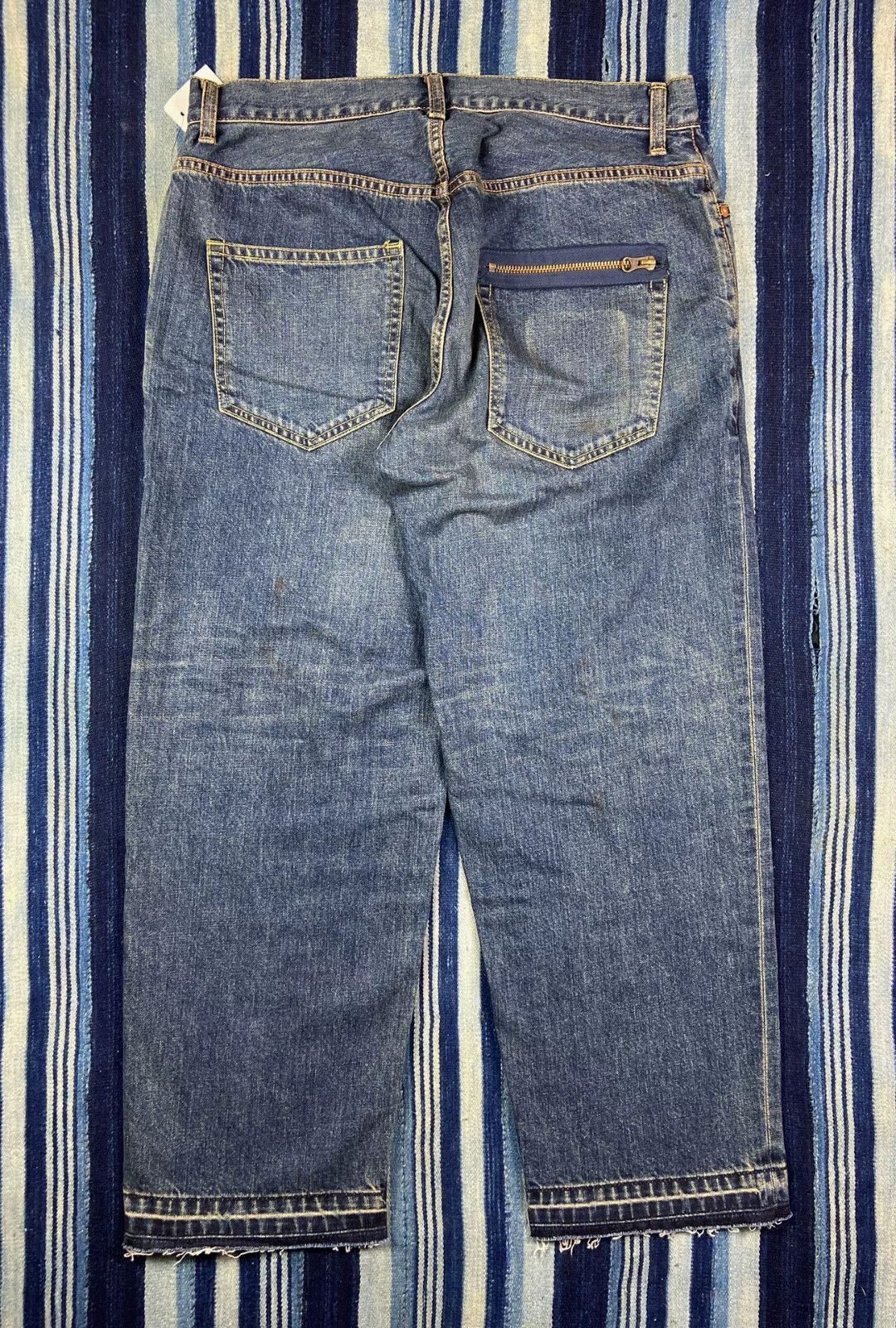 Beams Japan beams japan worn look denim pants Size US 27 - 3 Thumbnail