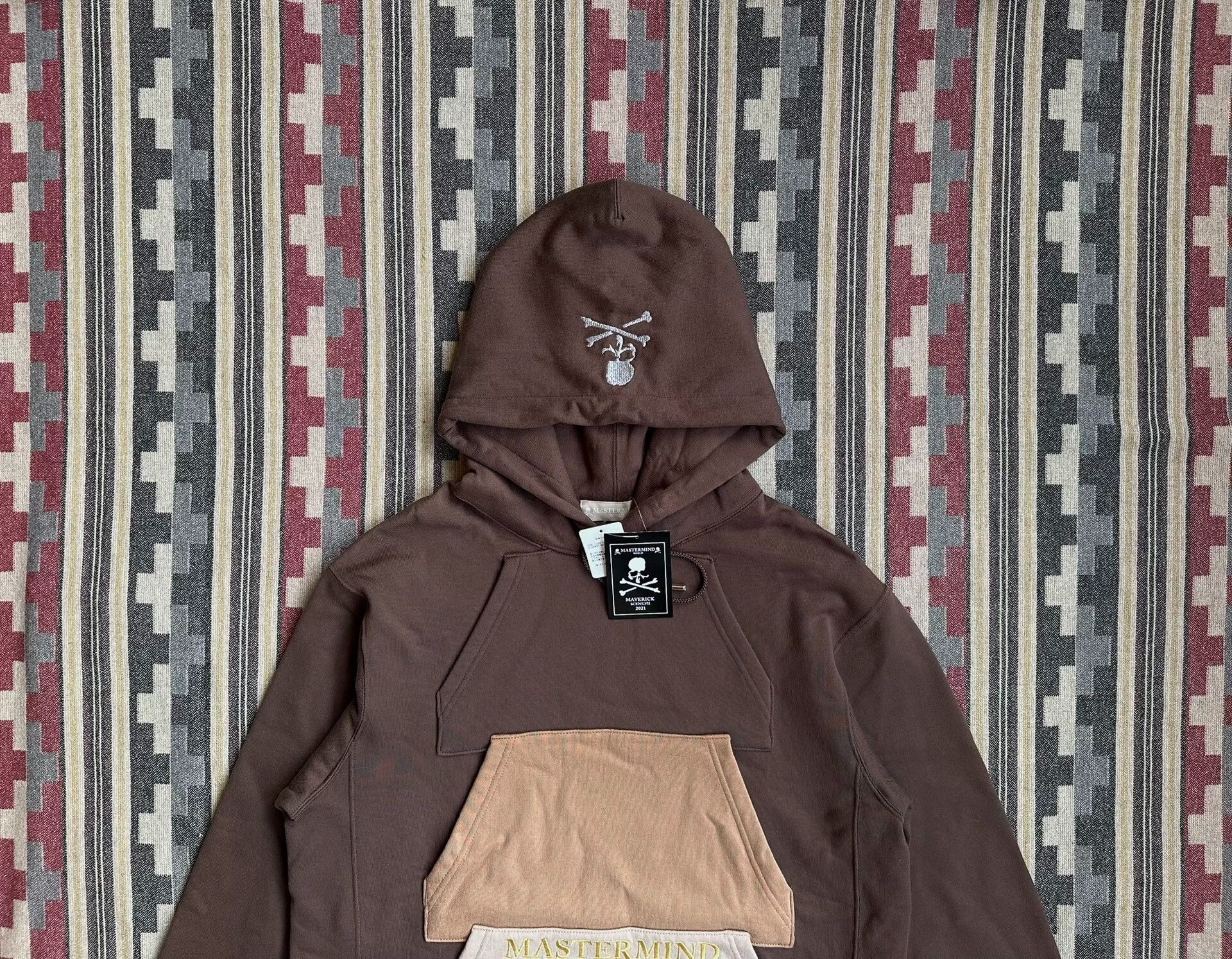 Mastermind Japan mastermind world MMJ patchwork hooded sweatshirt Size US S / EU 44-46 / 1 - 3 Thumbnail