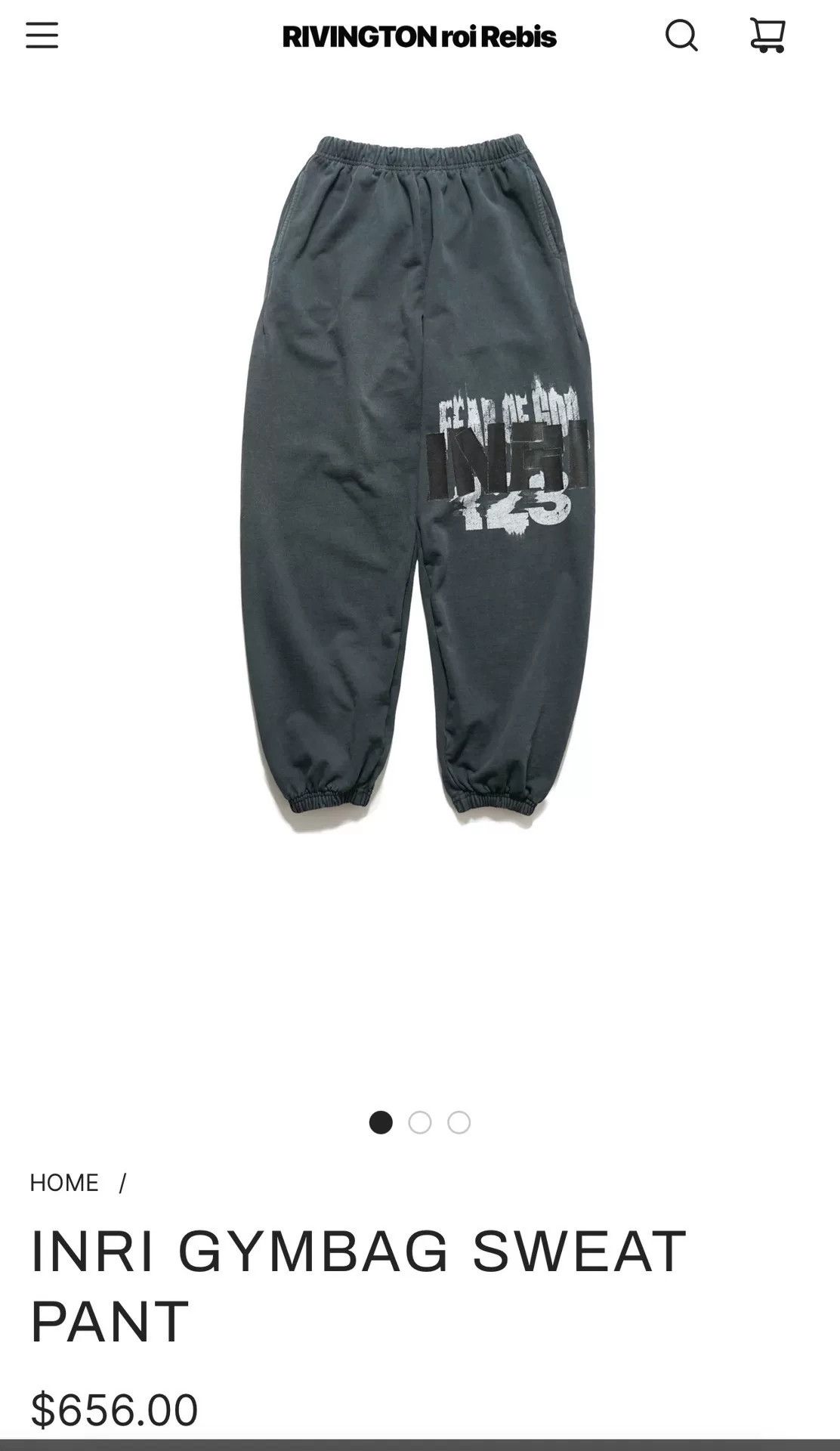 Fear of God Fear of God RRR123 Gymbag Sweatpants Size US 31 - 7 Thumbnail