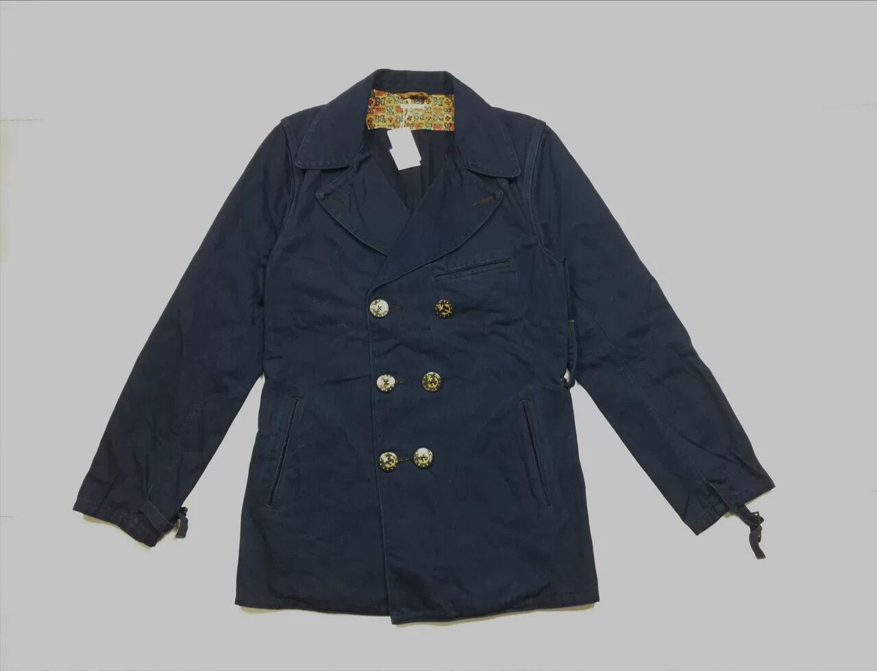 Kapital vintage blue denim peacoat by kapital Size US S / EU 44-46 / 1 - 4 Thumbnail