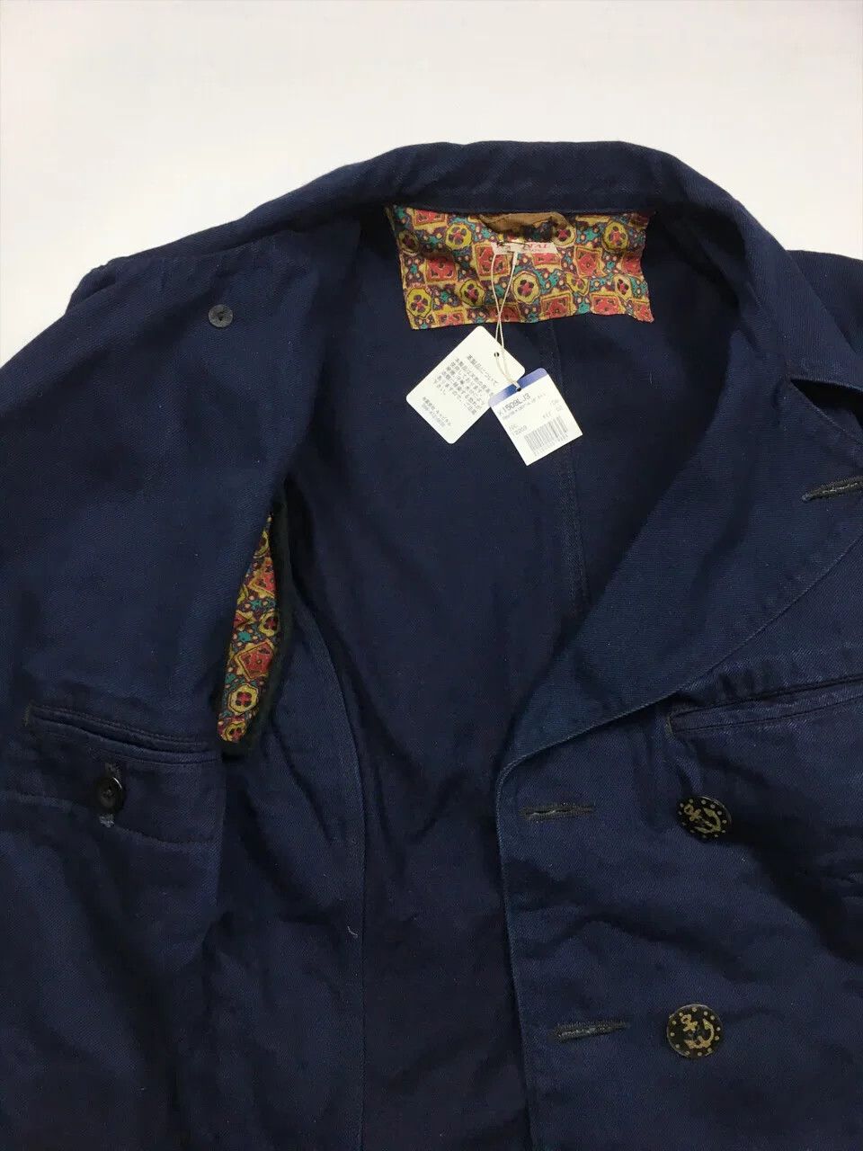Kapital vintage blue denim peacoat by kapital Size US S / EU 44-46 / 1 - 10 Thumbnail