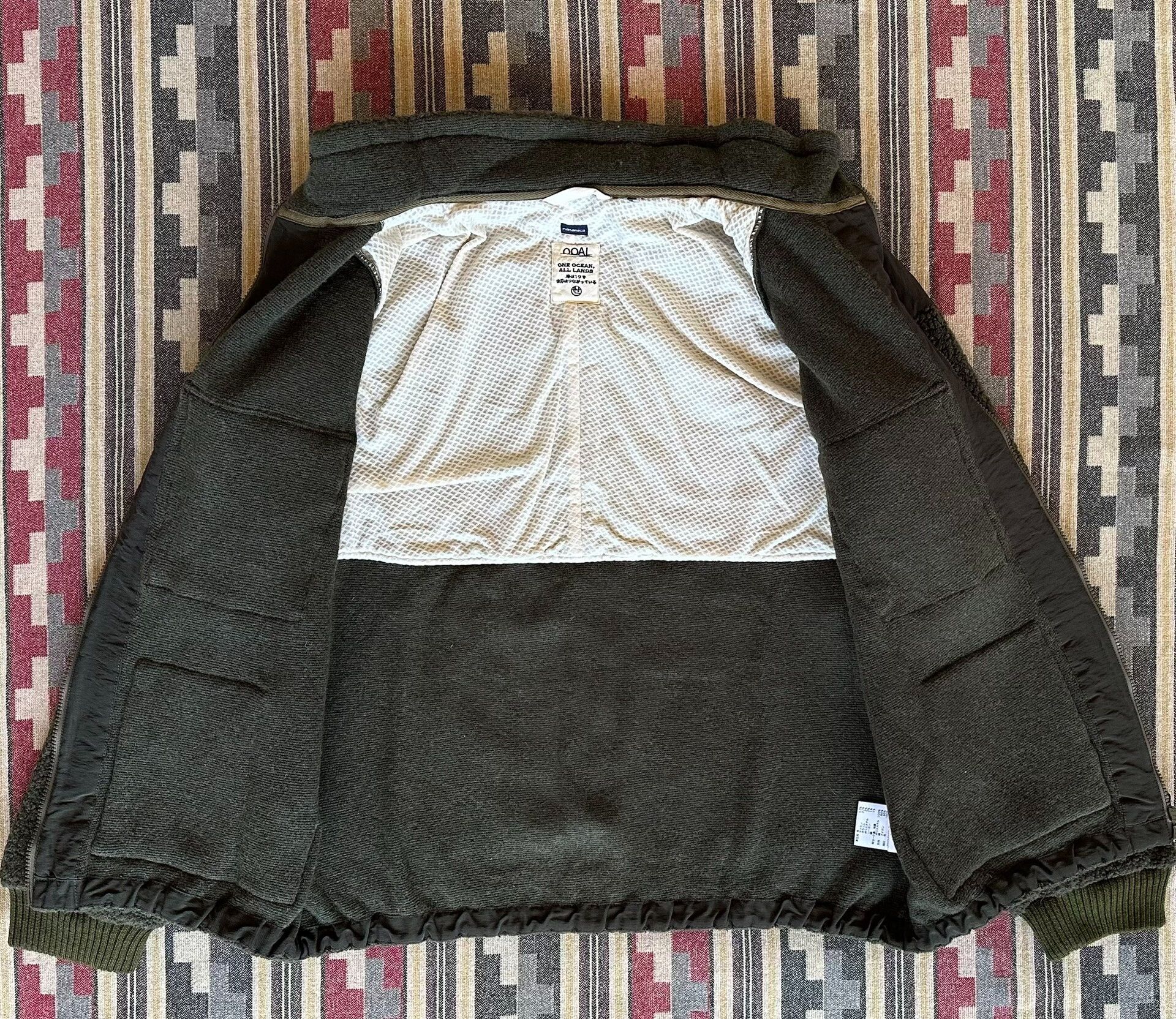 Nanamica vintage wool fleece jacket by nanamica Size US XL / EU 56 / 4 - 4 Thumbnail