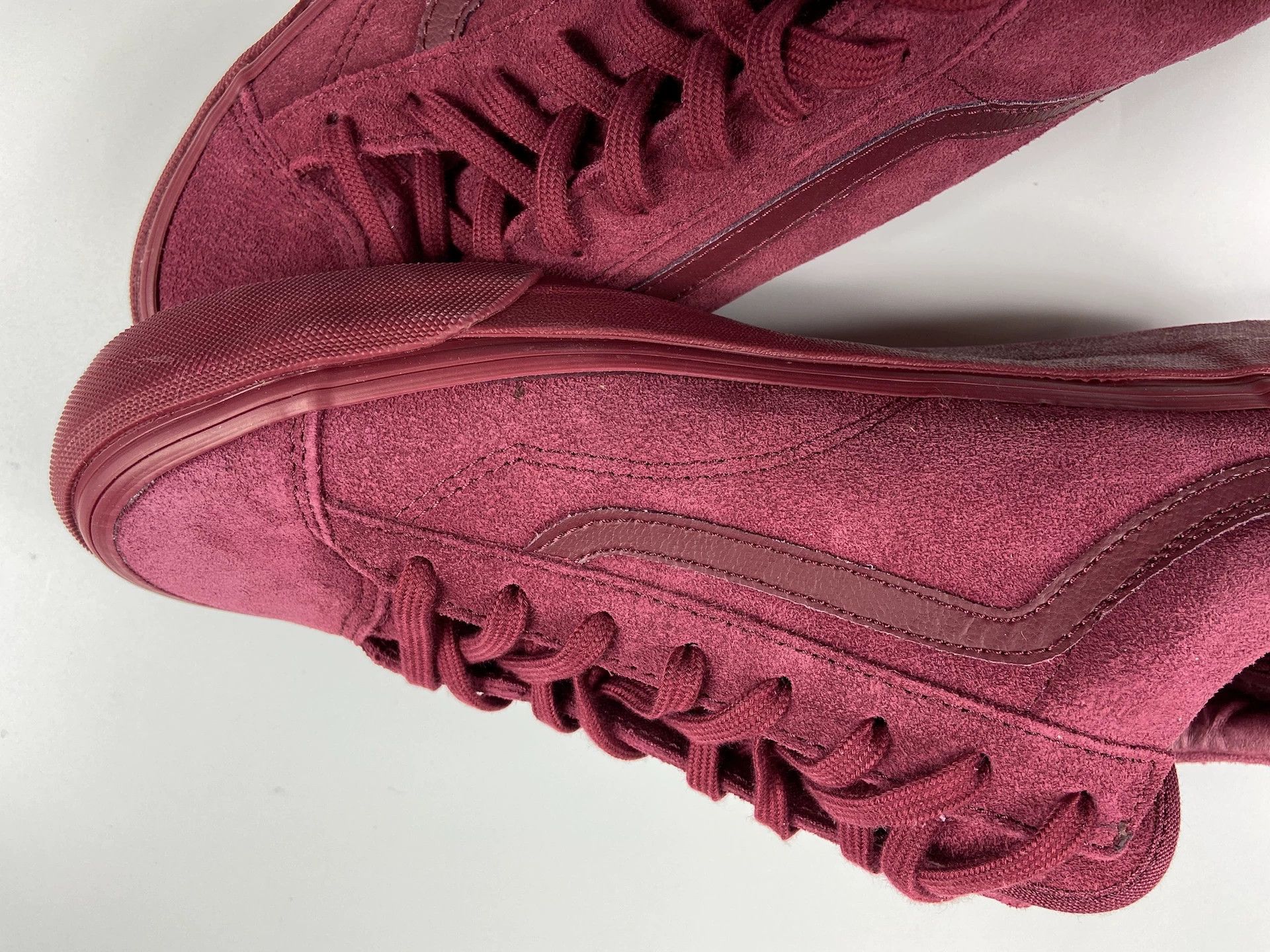 Wtaps vans sk8 hi sneakers in rich burgundy Size US 10 / EU 43 - 8 Thumbnail