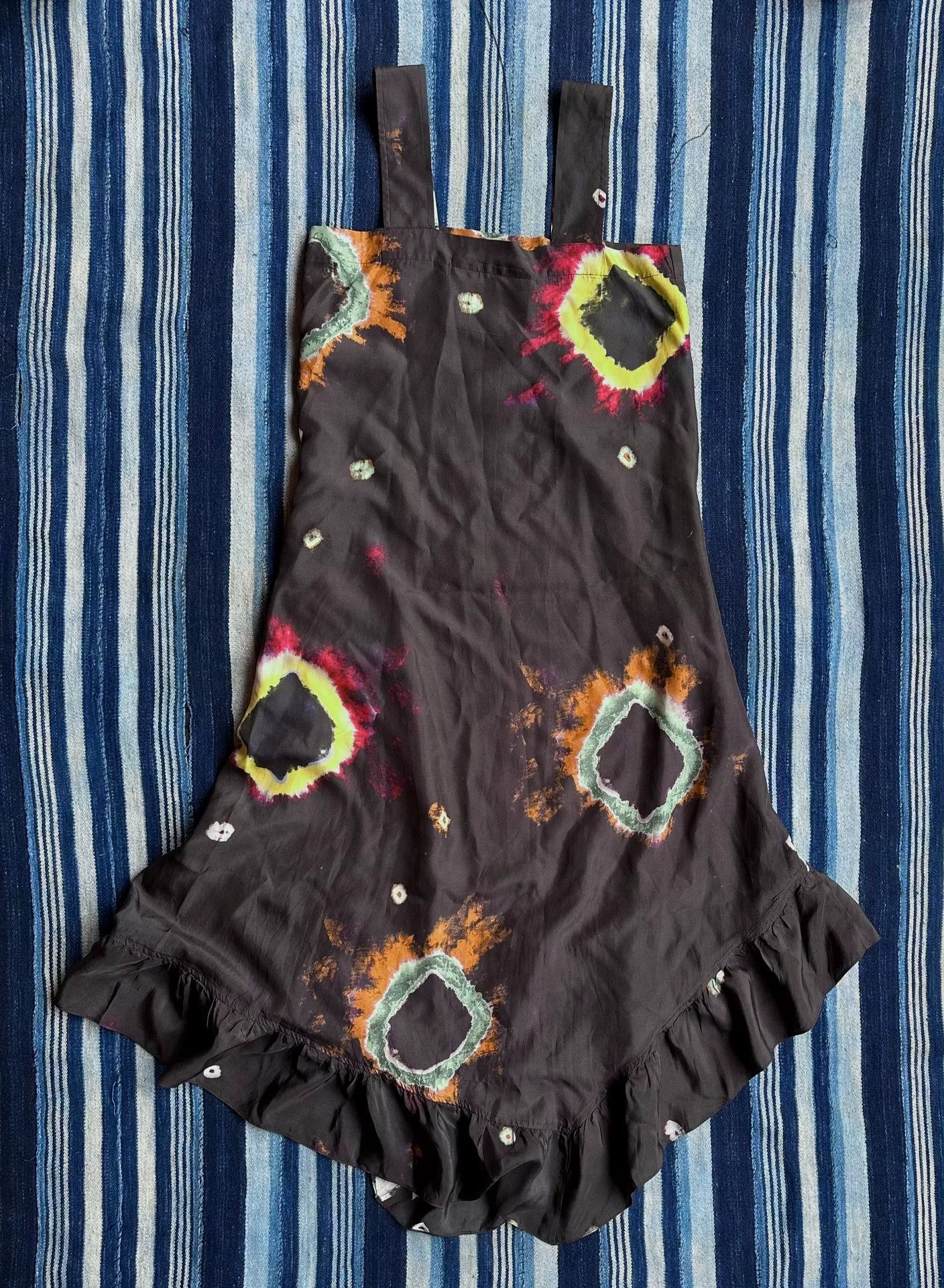 By Walid maggy tie-dye silk midi dress by walid Size XXS / US 00 / IT 34 - 2 Thumbnail