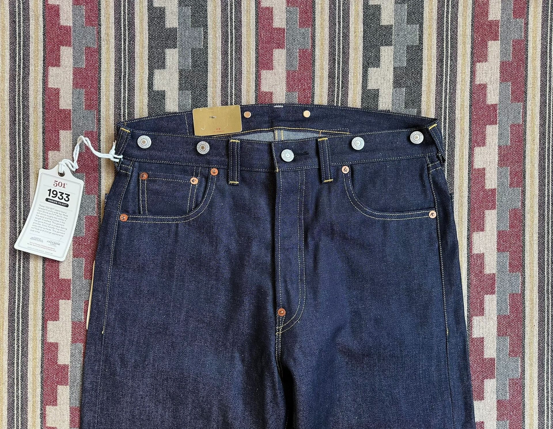 Levi's Vintage Clothing levi's lvc 1933 501xx selvage denim jeans Size US 30 / EU 46 - 3 Thumbnail