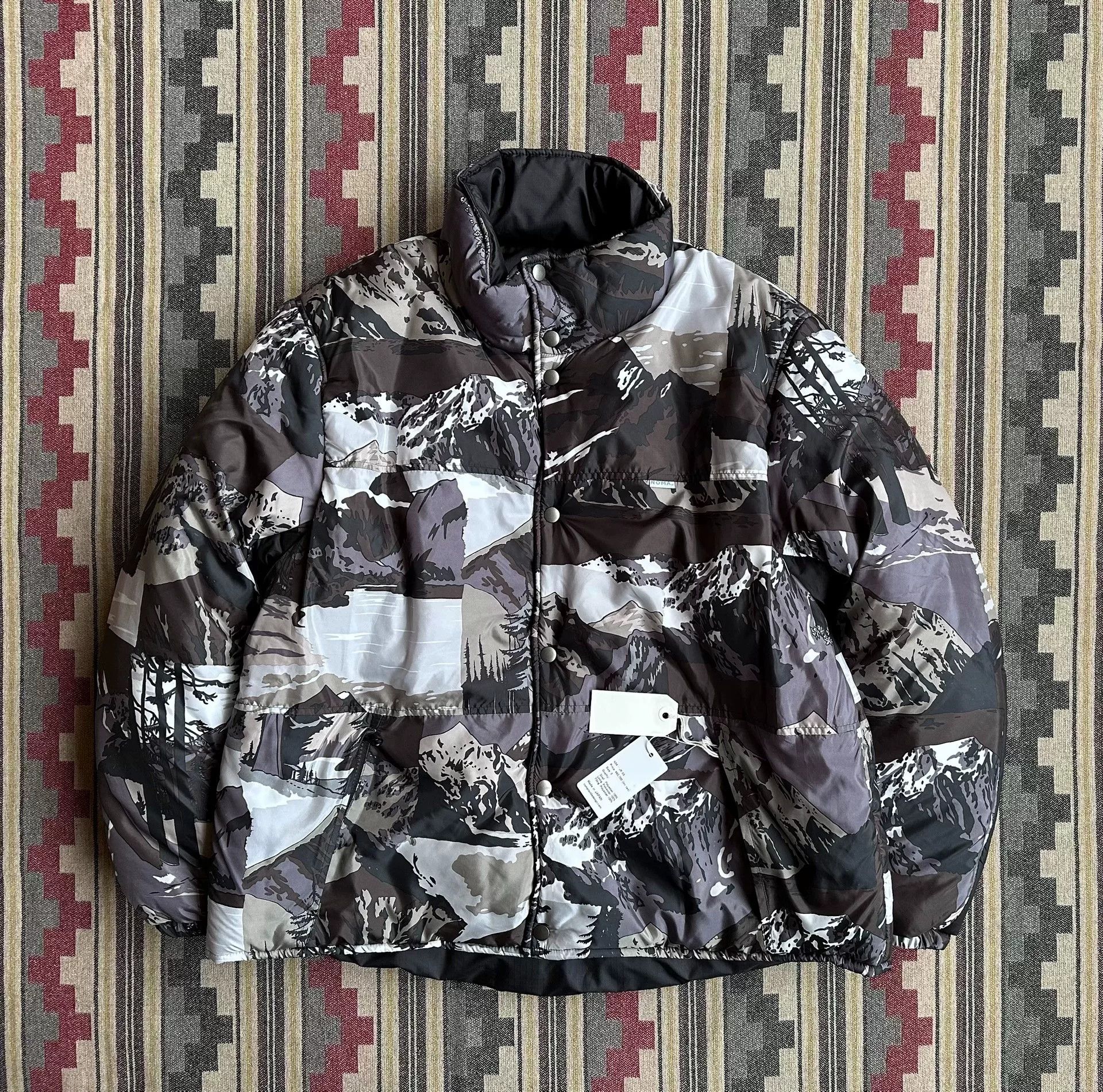 NOMA t.d noma t.d. landscape stuffed jacket black gray Size US M / EU 48-50 / 2 - 2 Thumbnail