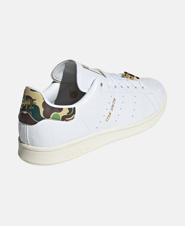 Adidas Stan Smith BAPE Sneakers Size US 6.5 / EU 39-40 - 2 Thumbnail