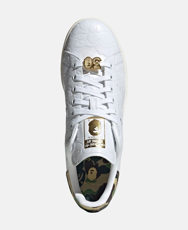 Adidas Stan Smith BAPE Sneakers Size US 6.5 / EU 39-40 - 4 Thumbnail