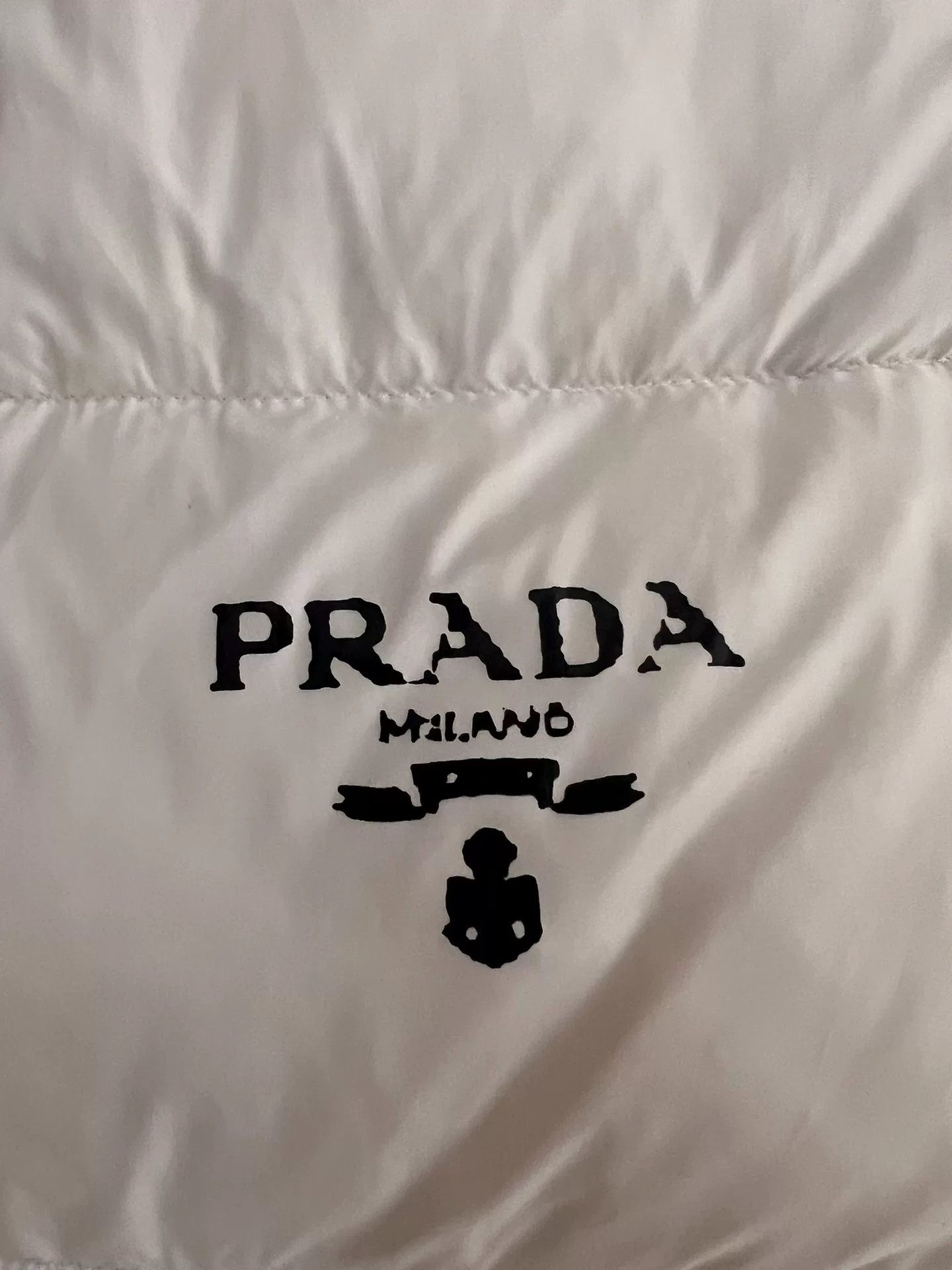 Prada Prada Logo White Down Jacket Size 38 Size M / US 6-8 / IT 42-44 - 3 Thumbnail