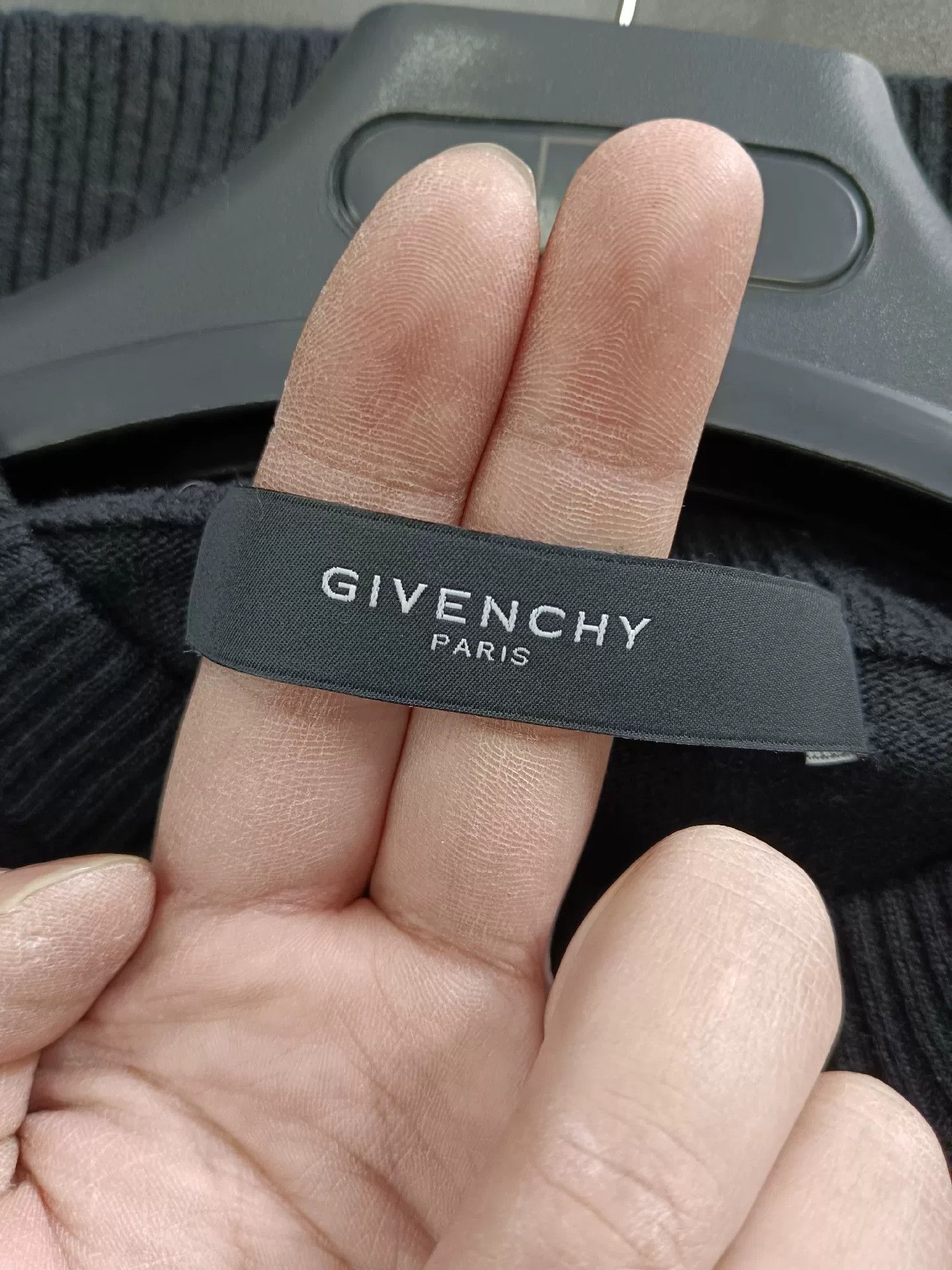 Givenchy Givenchy Black Long Sleeve Knit Sweater Size US S / EU 44-46 / 1 - 3 Thumbnail