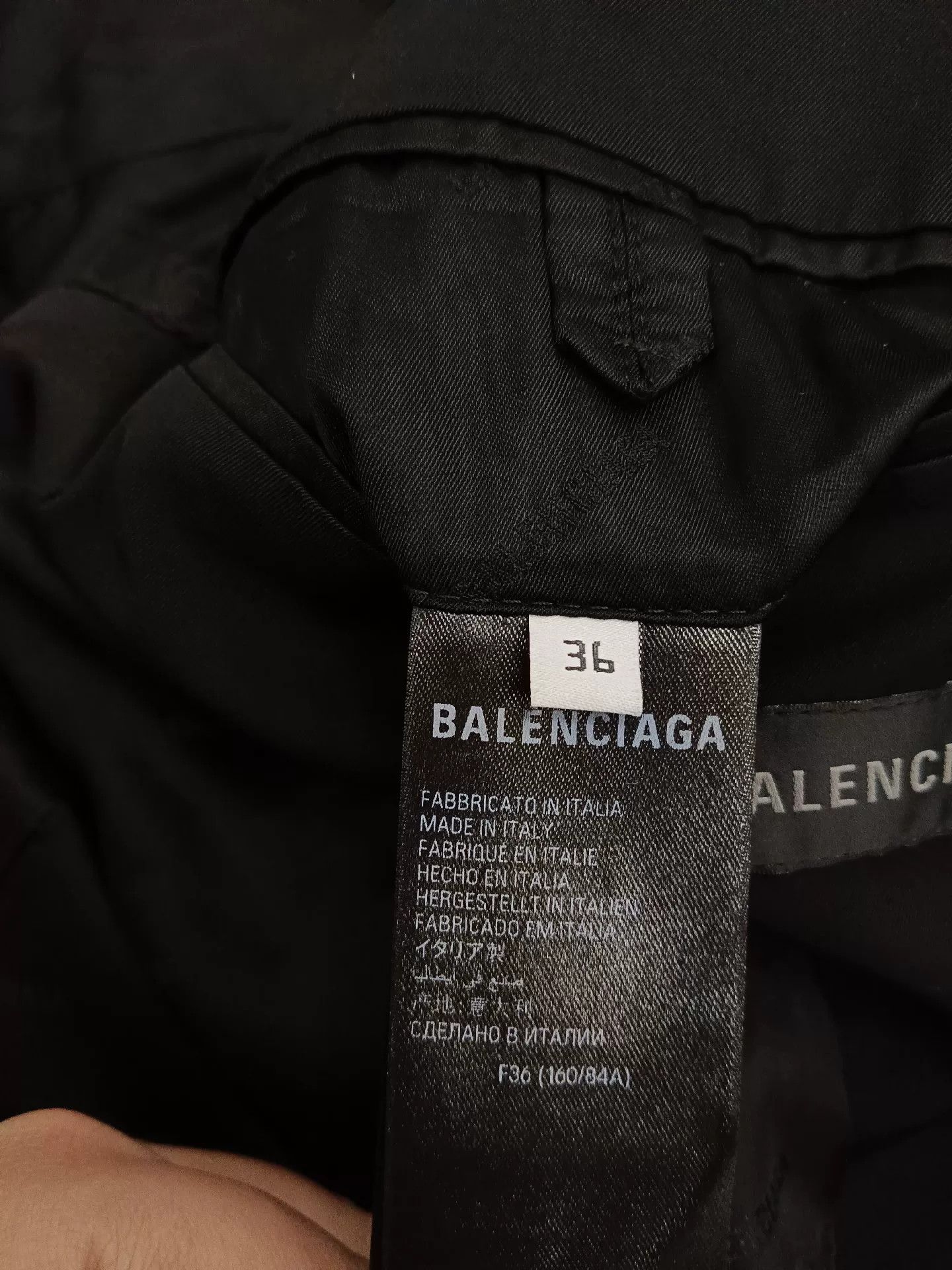 Balenciaga balenciaga classic logo trench coat black Size US S / EU 44-46 / 1 - 5 Thumbnail