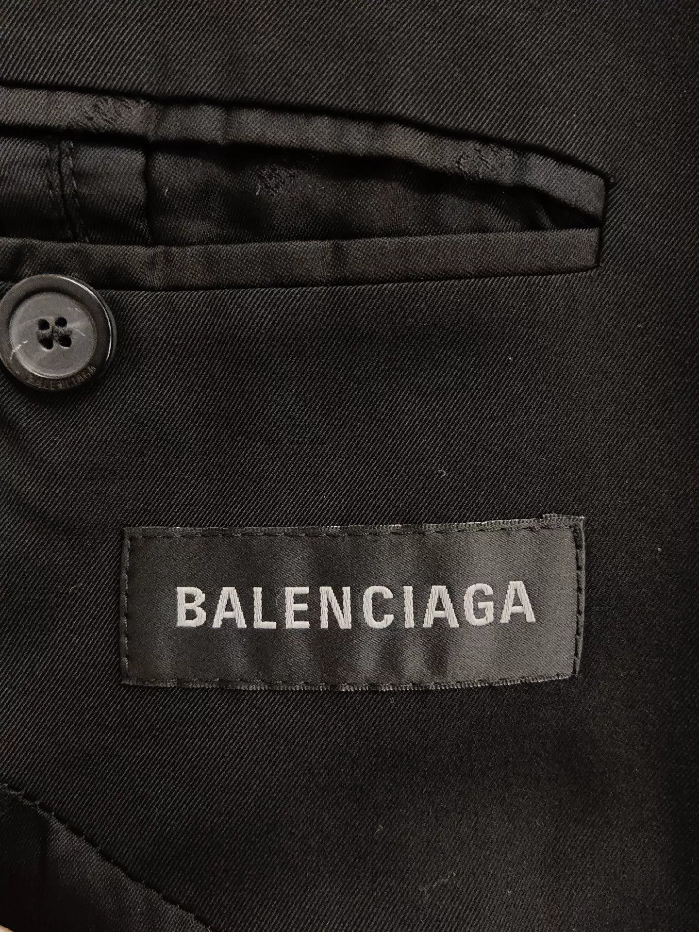 Balenciaga balenciaga classic logo trench coat black Size US S / EU 44-46 / 1 - 4 Thumbnail